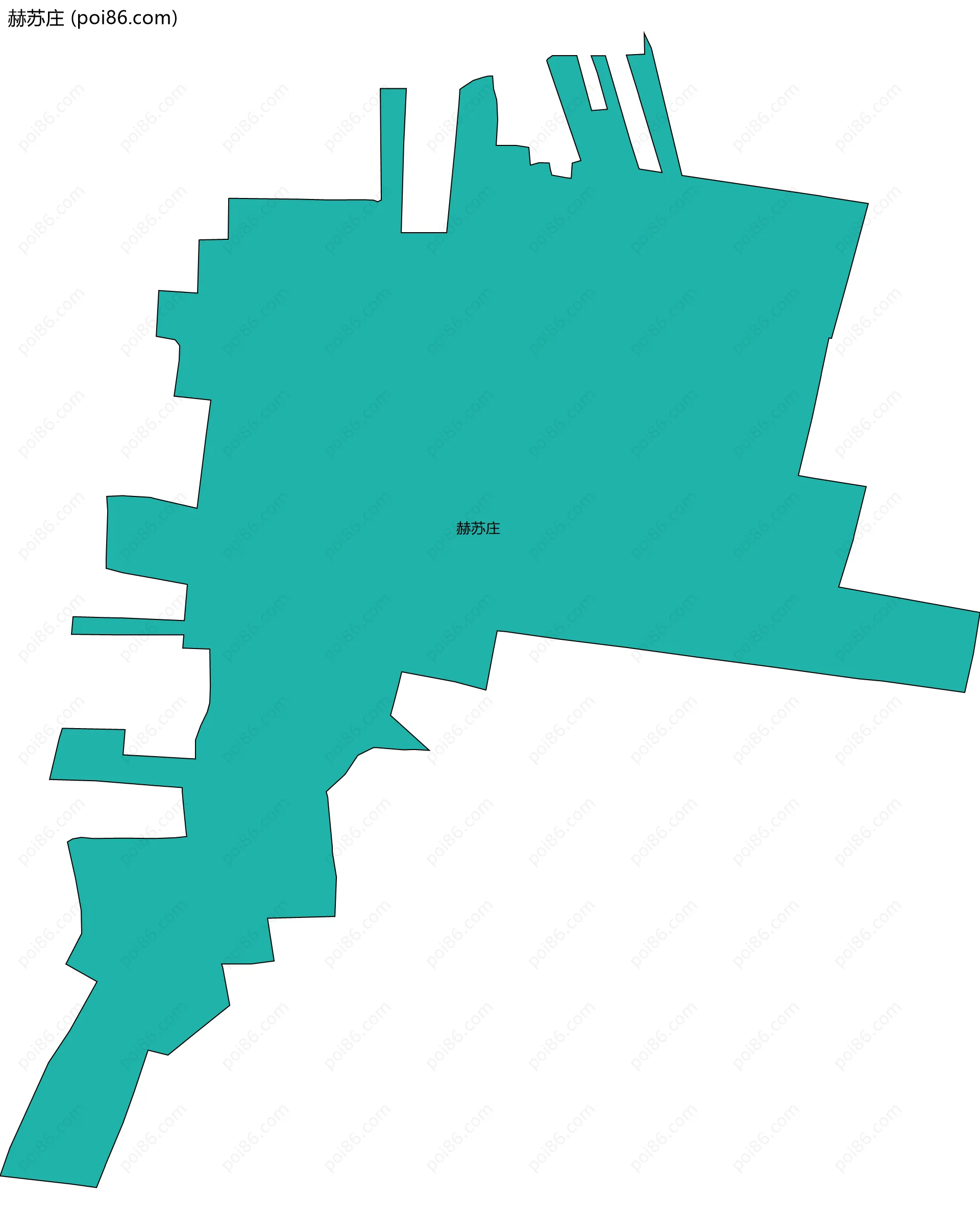 赫苏庄边界地图