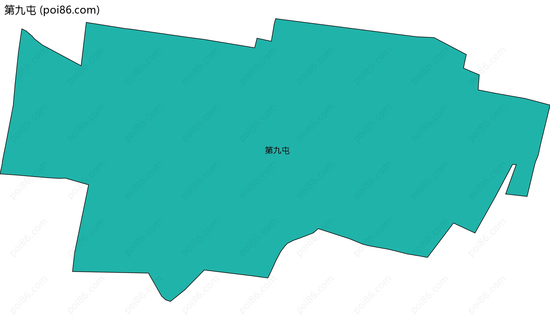 第九屯边界地图