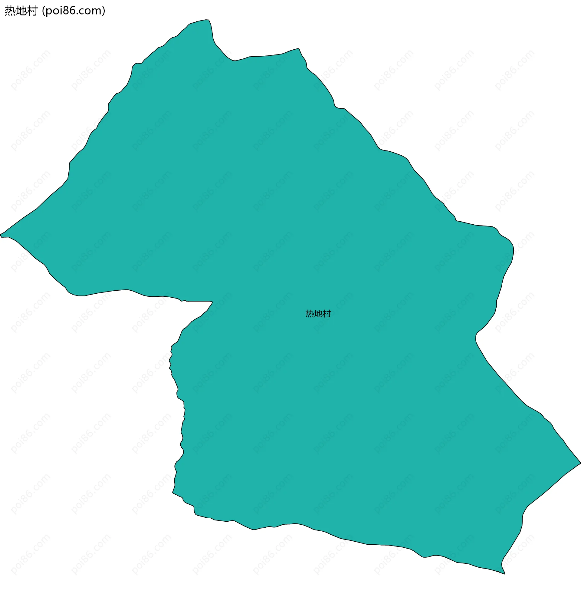 热地村边界地图