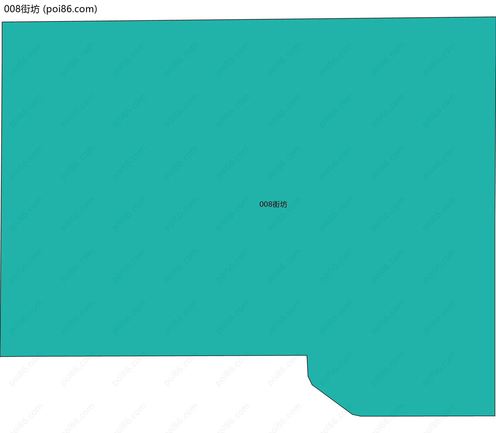 008街坊边界地图
