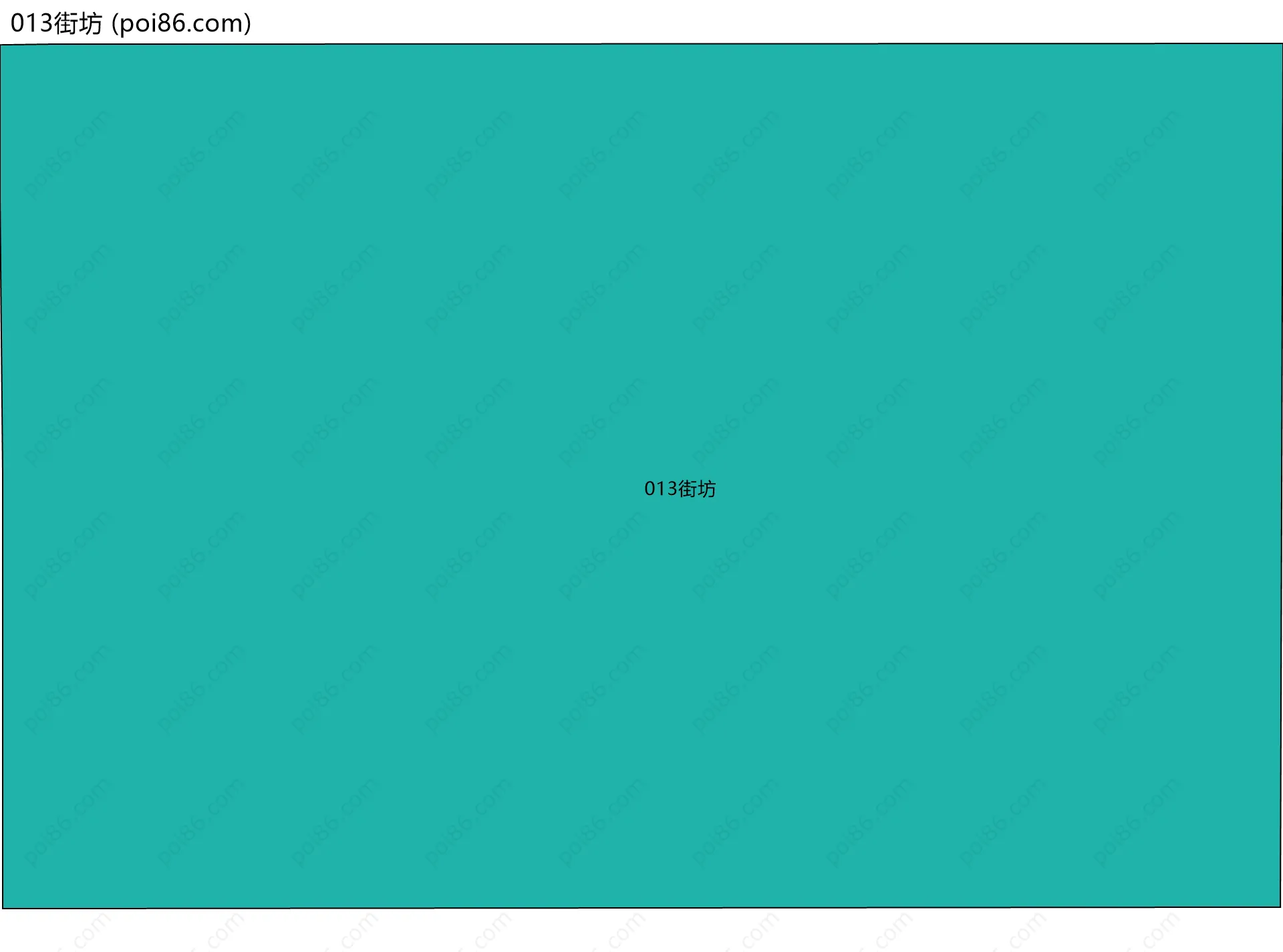 013街坊边界地图
