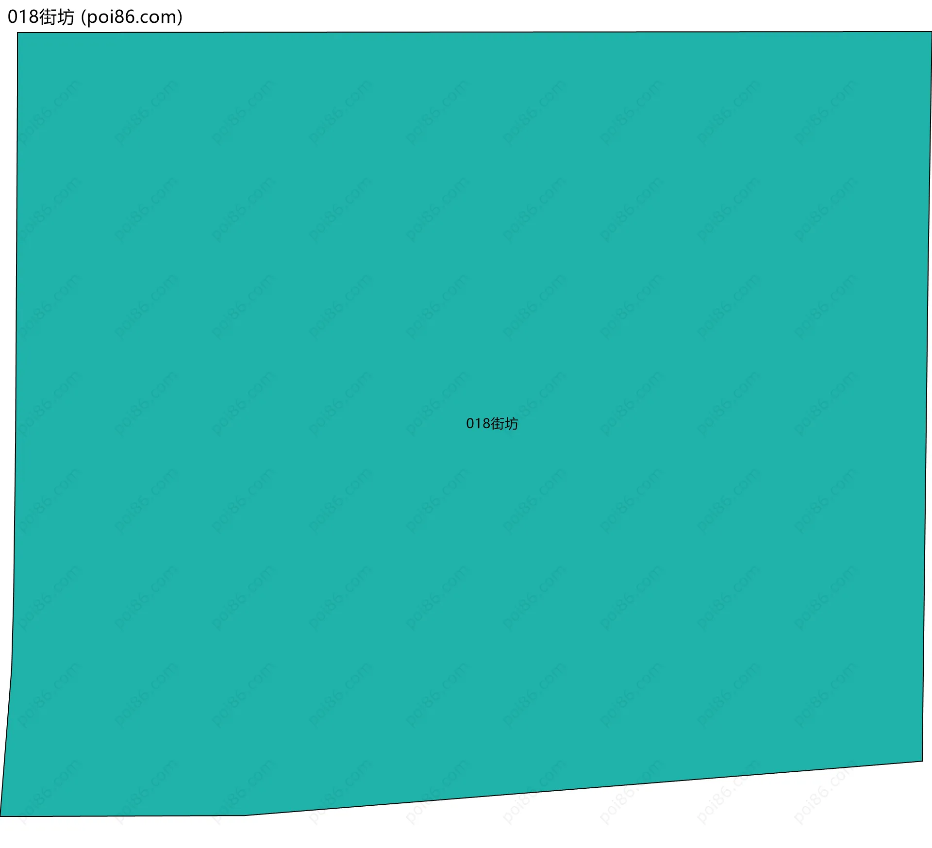 018街坊边界地图