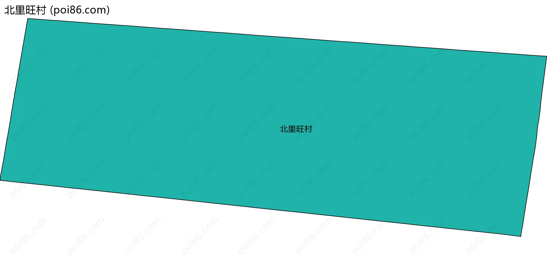 北里旺村边界地图