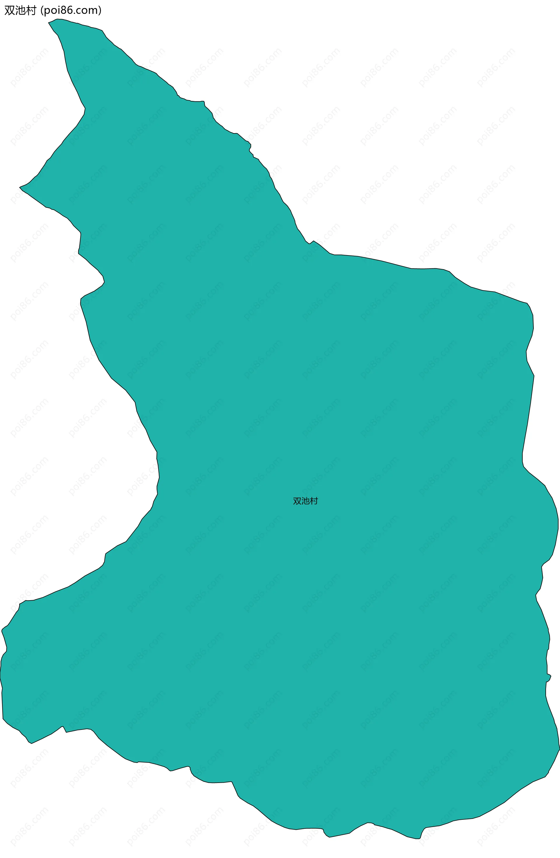 双池村边界地图