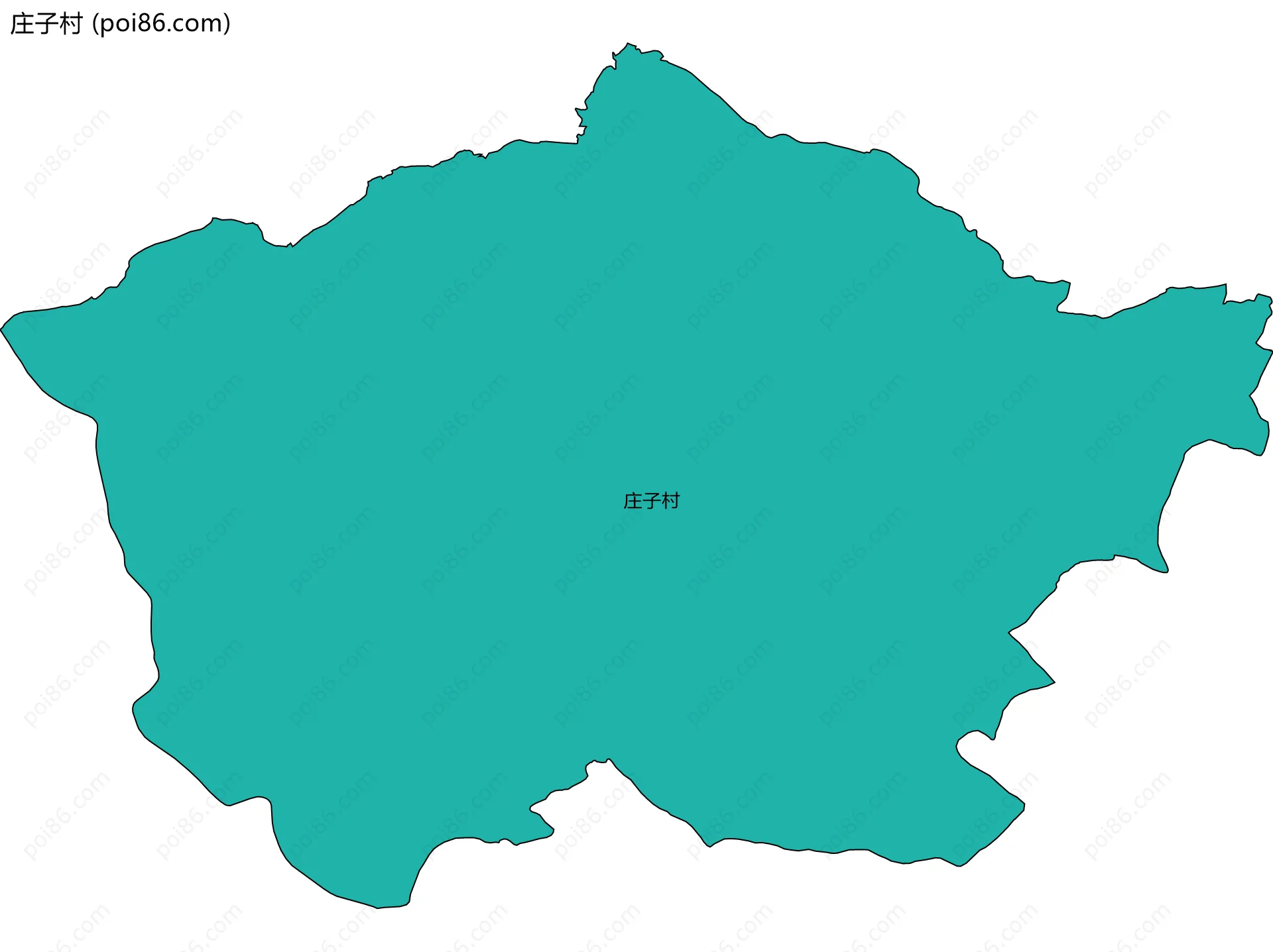 庄子村边界地图