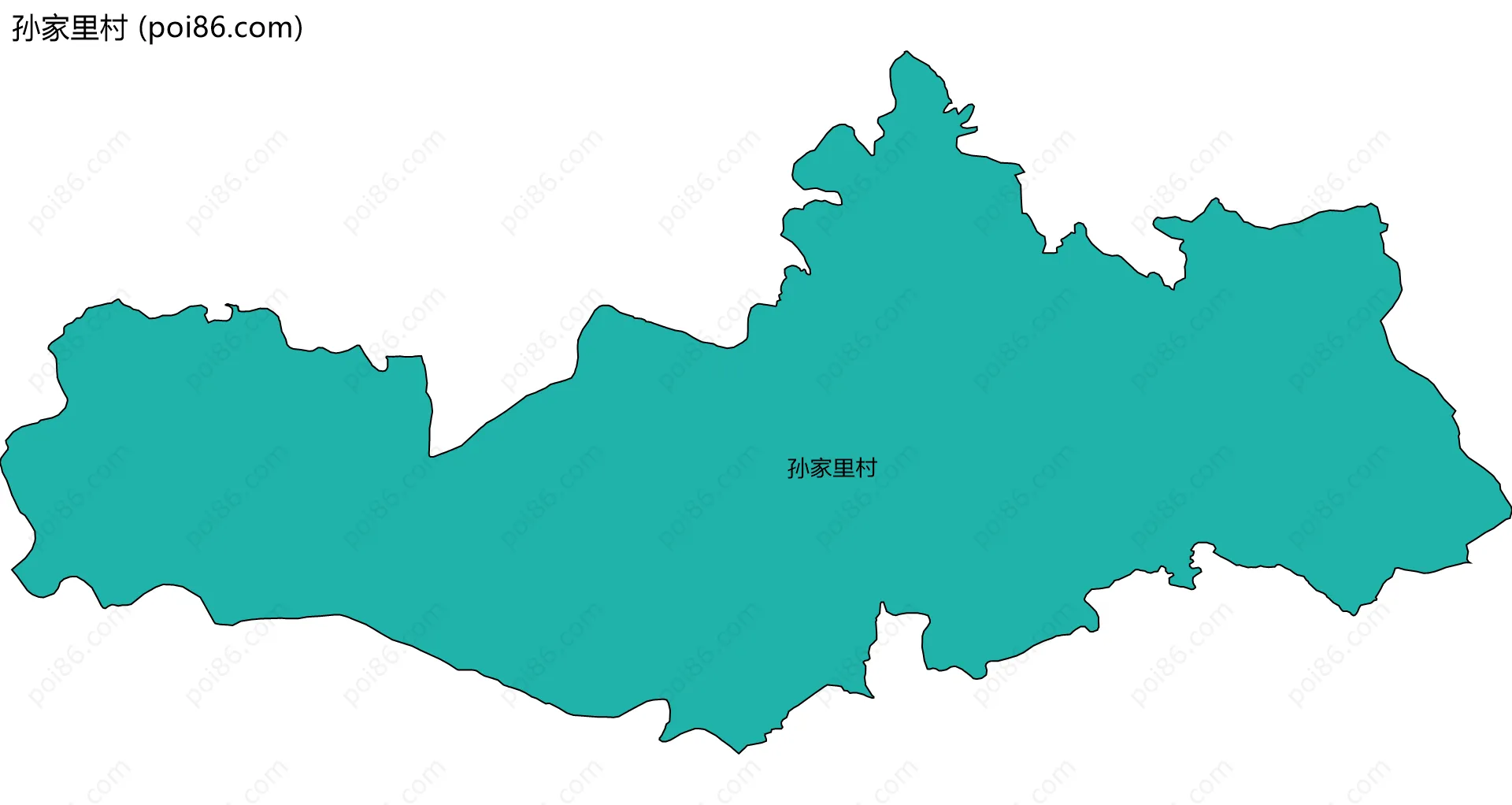 孙家里村边界地图