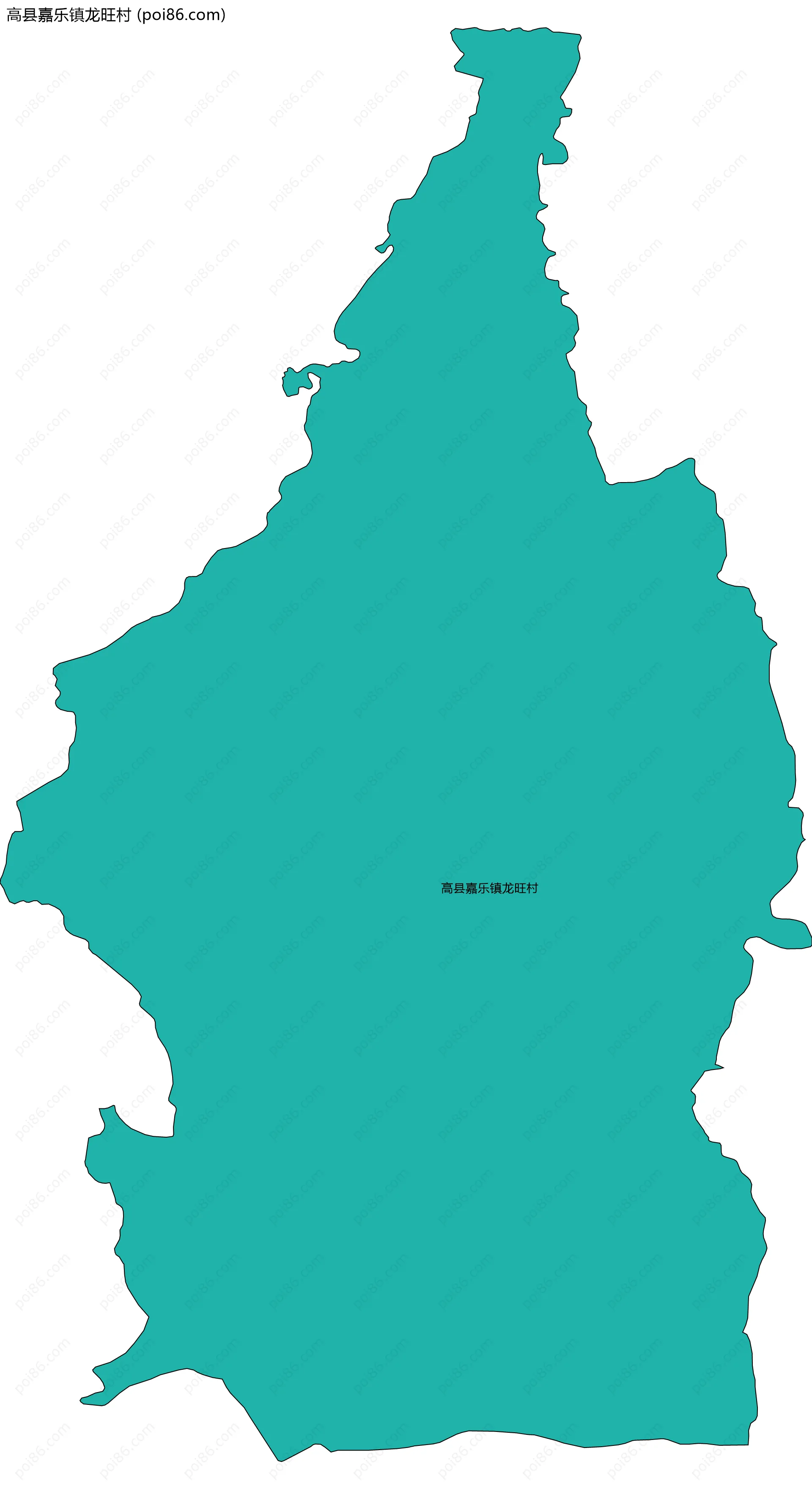 高县嘉乐镇龙旺村边界地图