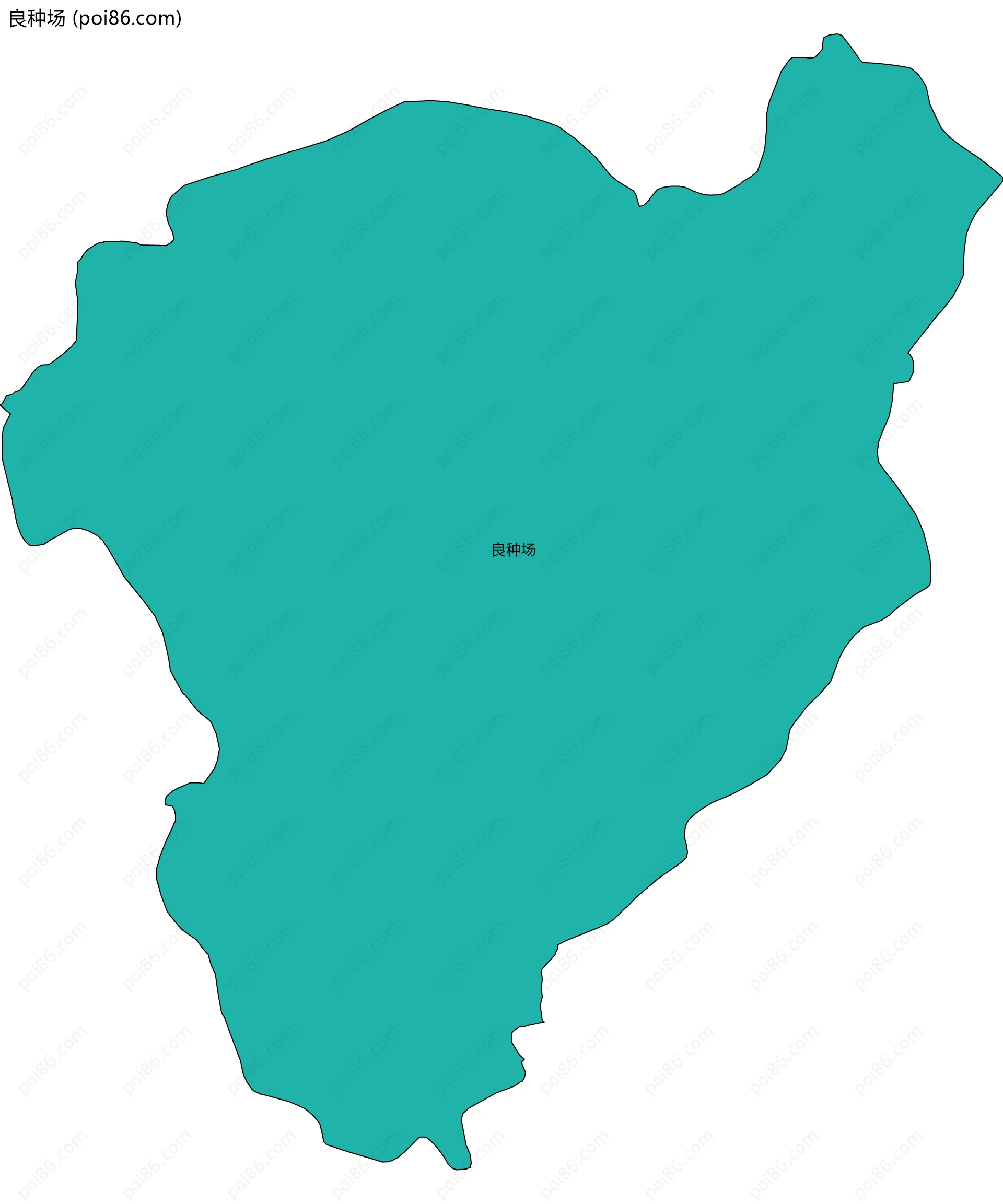 良种场边界地图