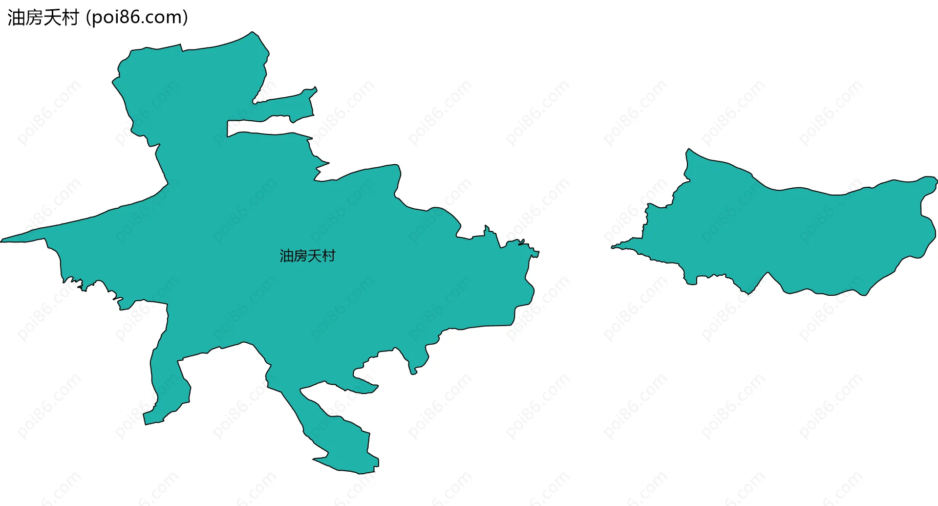 油房夭村边界地图