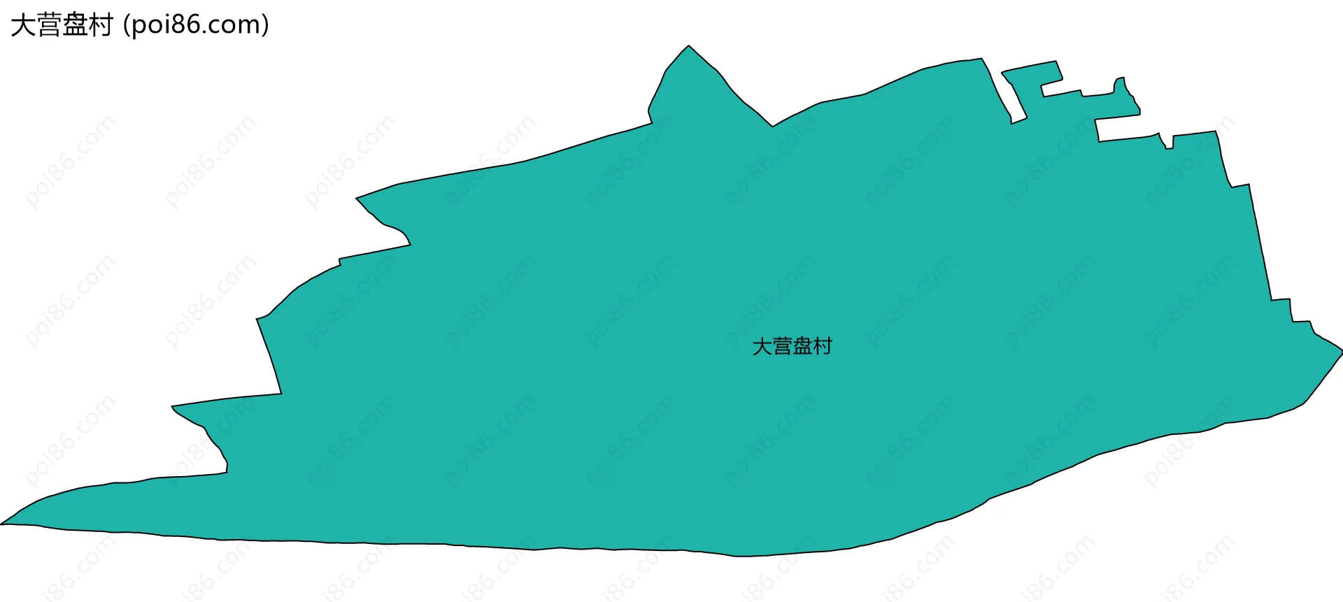 大营盘村边界地图