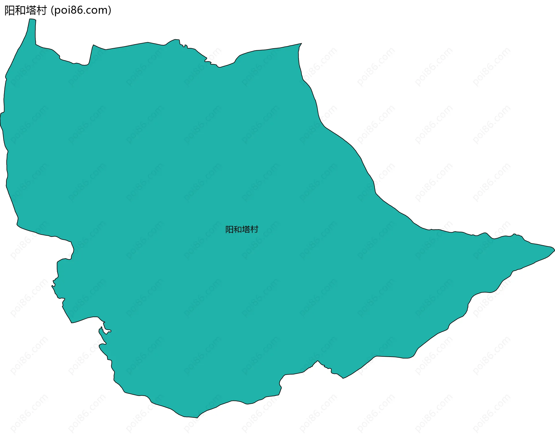 阳和塔村边界地图
