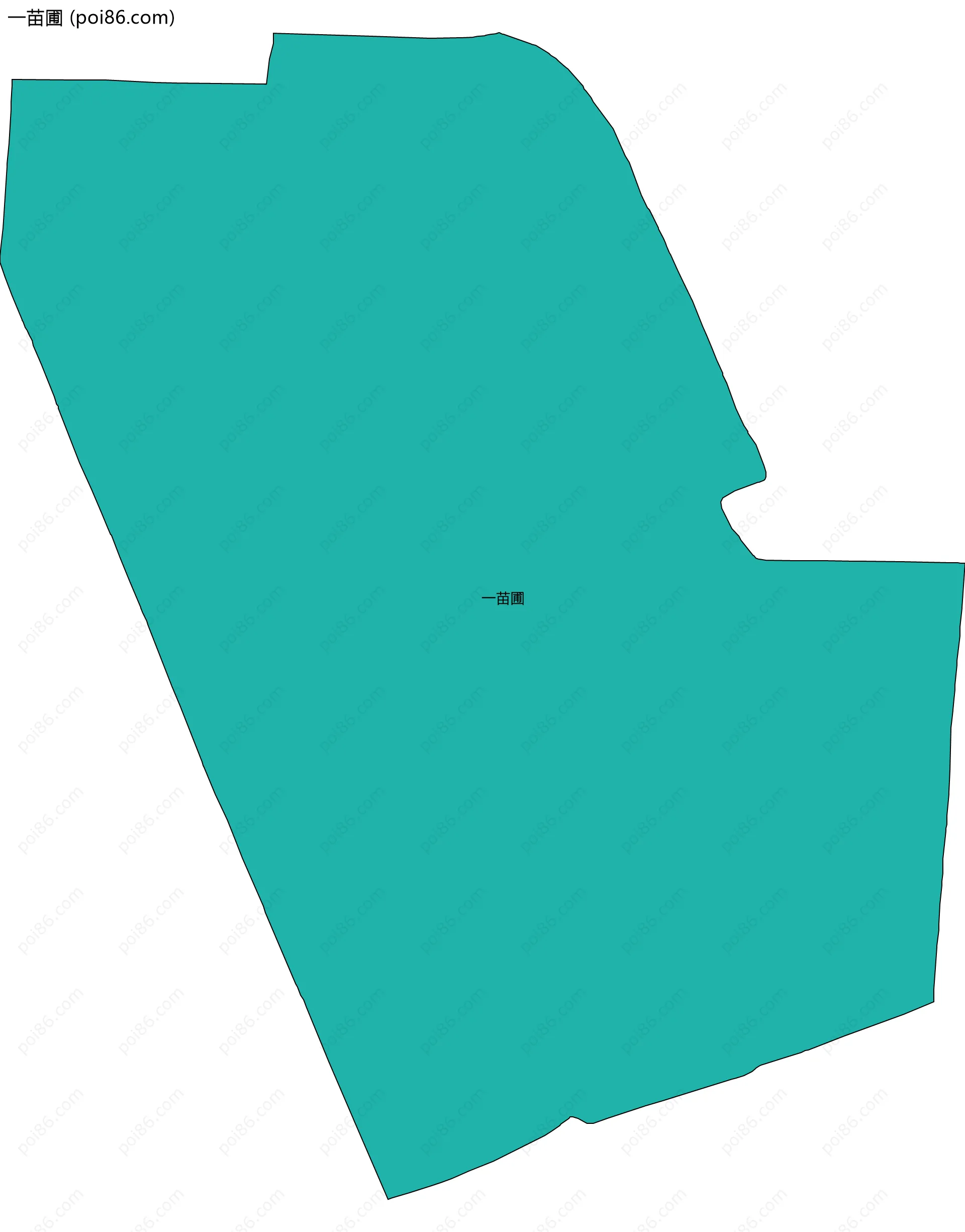 一苗圃边界地图