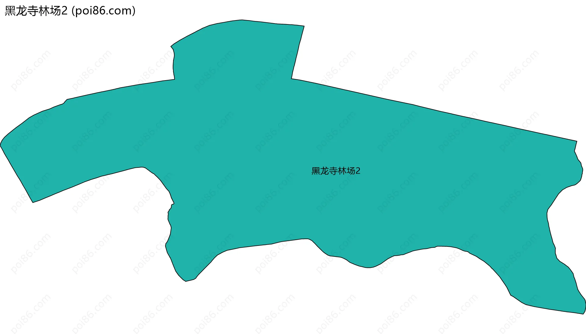 黑龙寺林场2边界地图