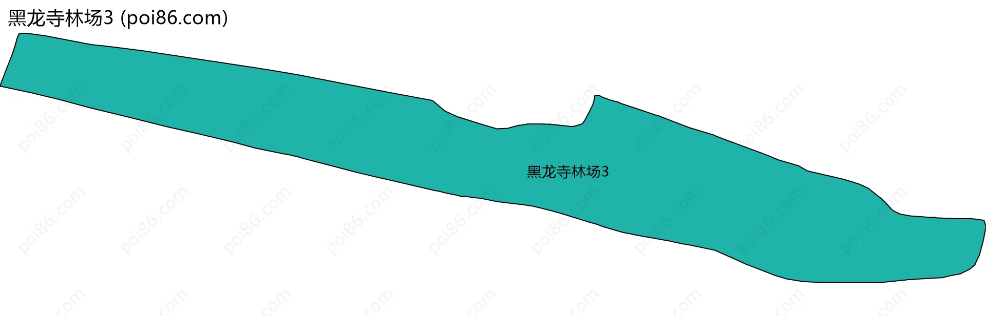 黑龙寺林场3边界地图