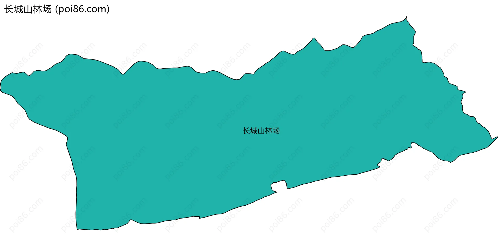 长城山林场边界地图