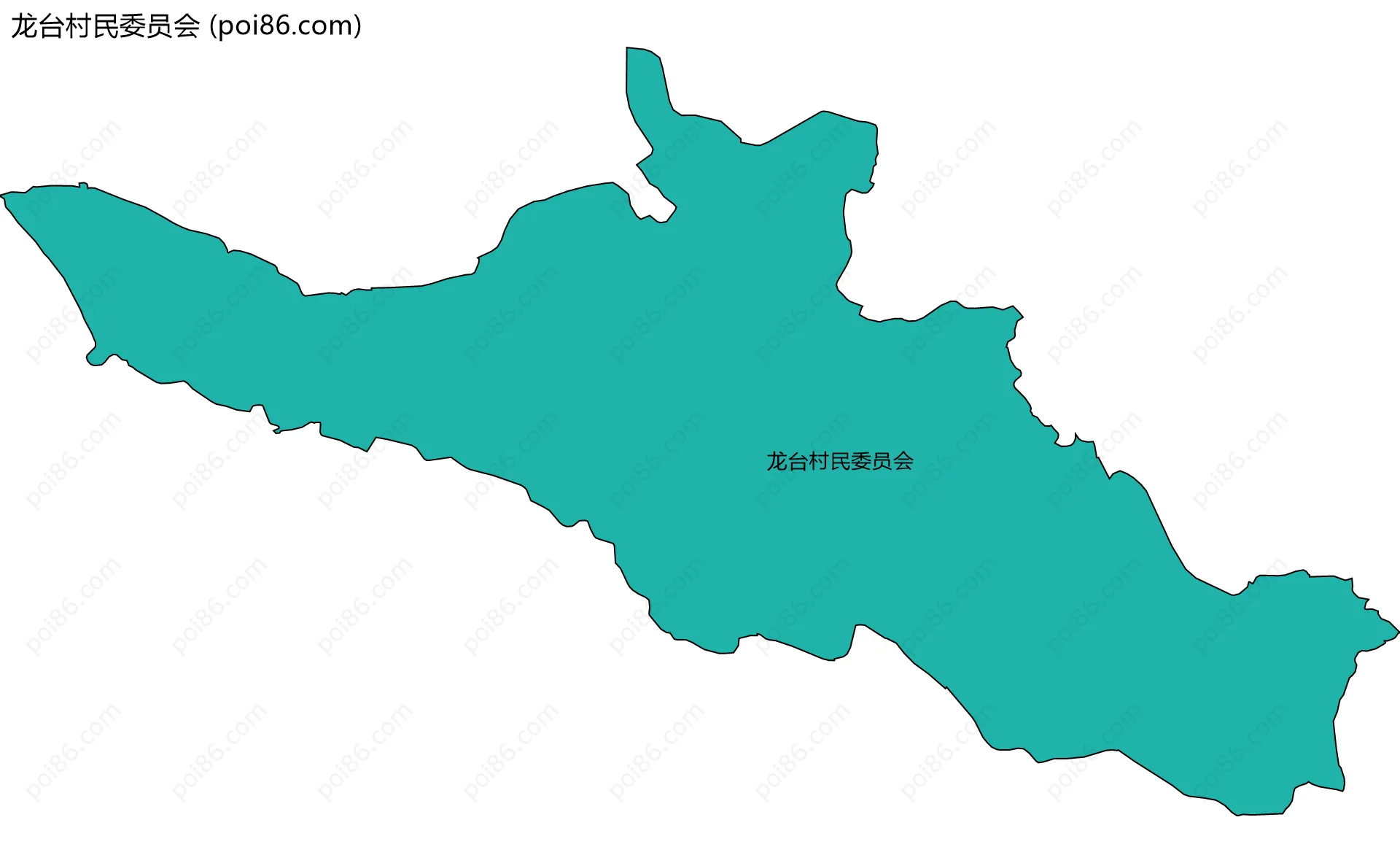 龙台村民委员会边界地图
