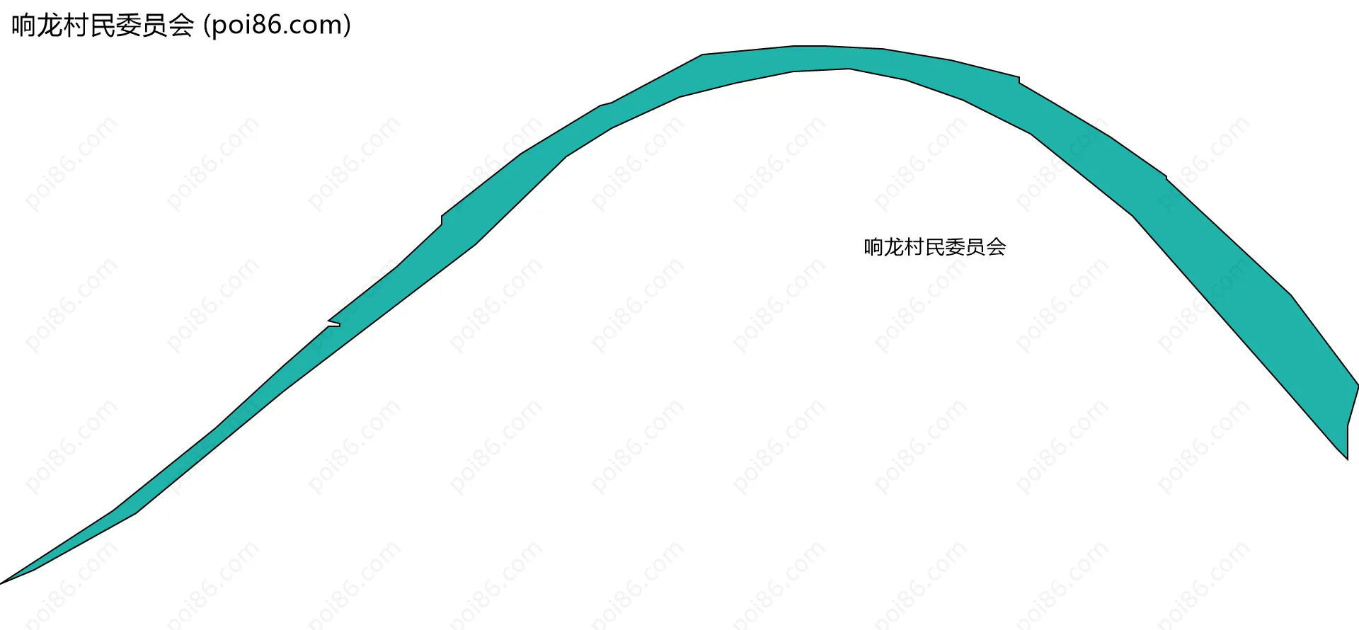 响龙村民委员会边界地图