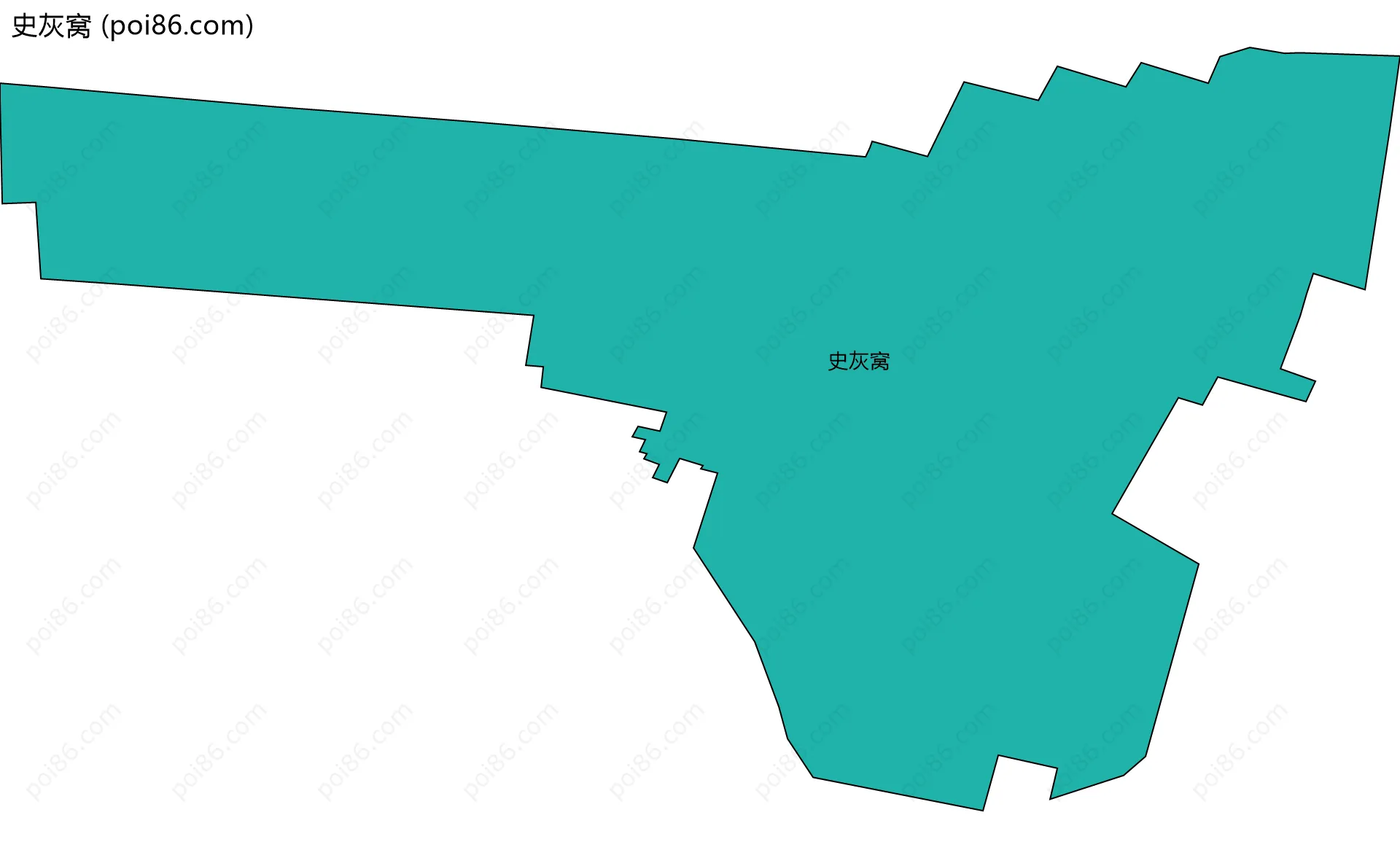 史灰窝边界地图