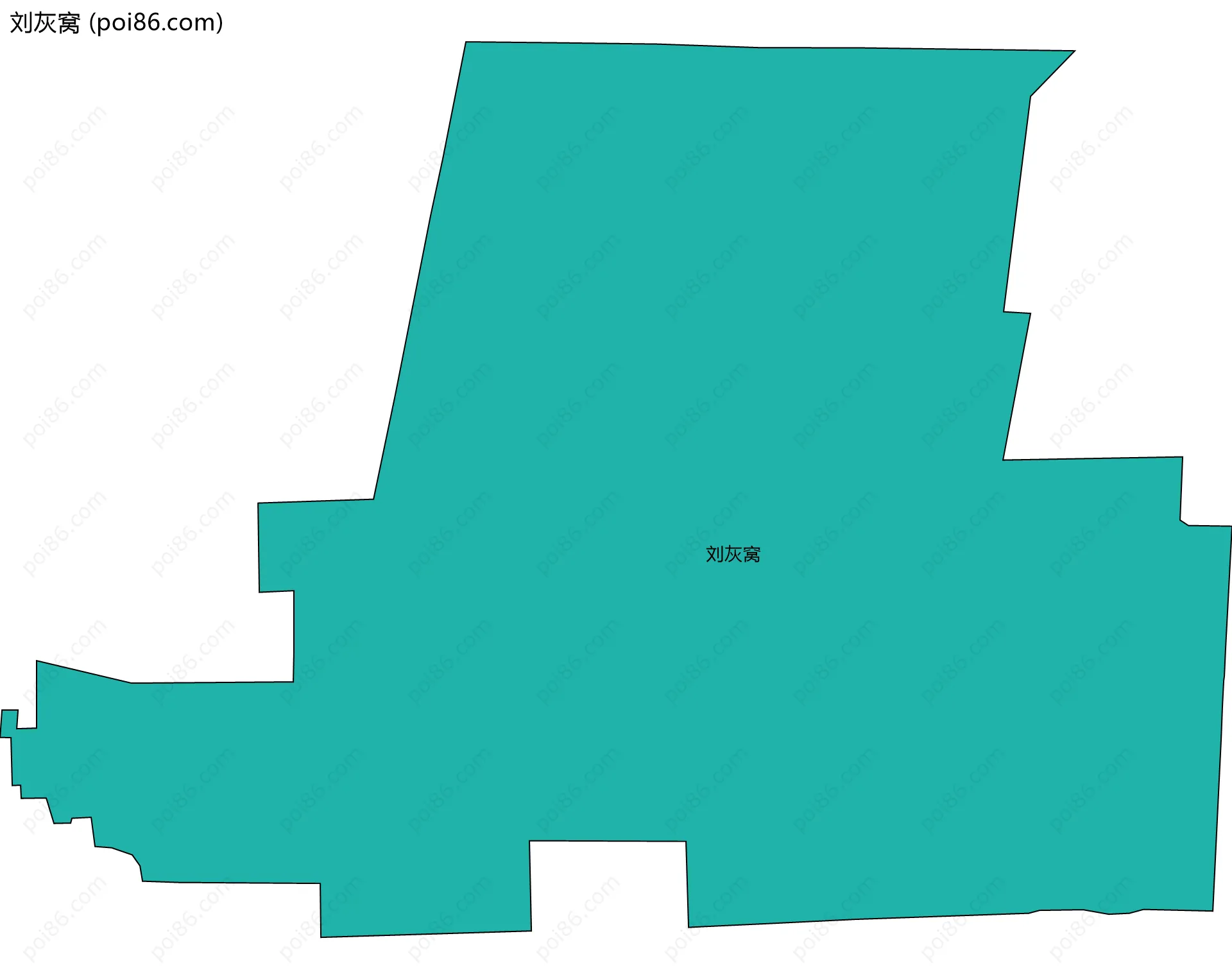 刘灰窝边界地图