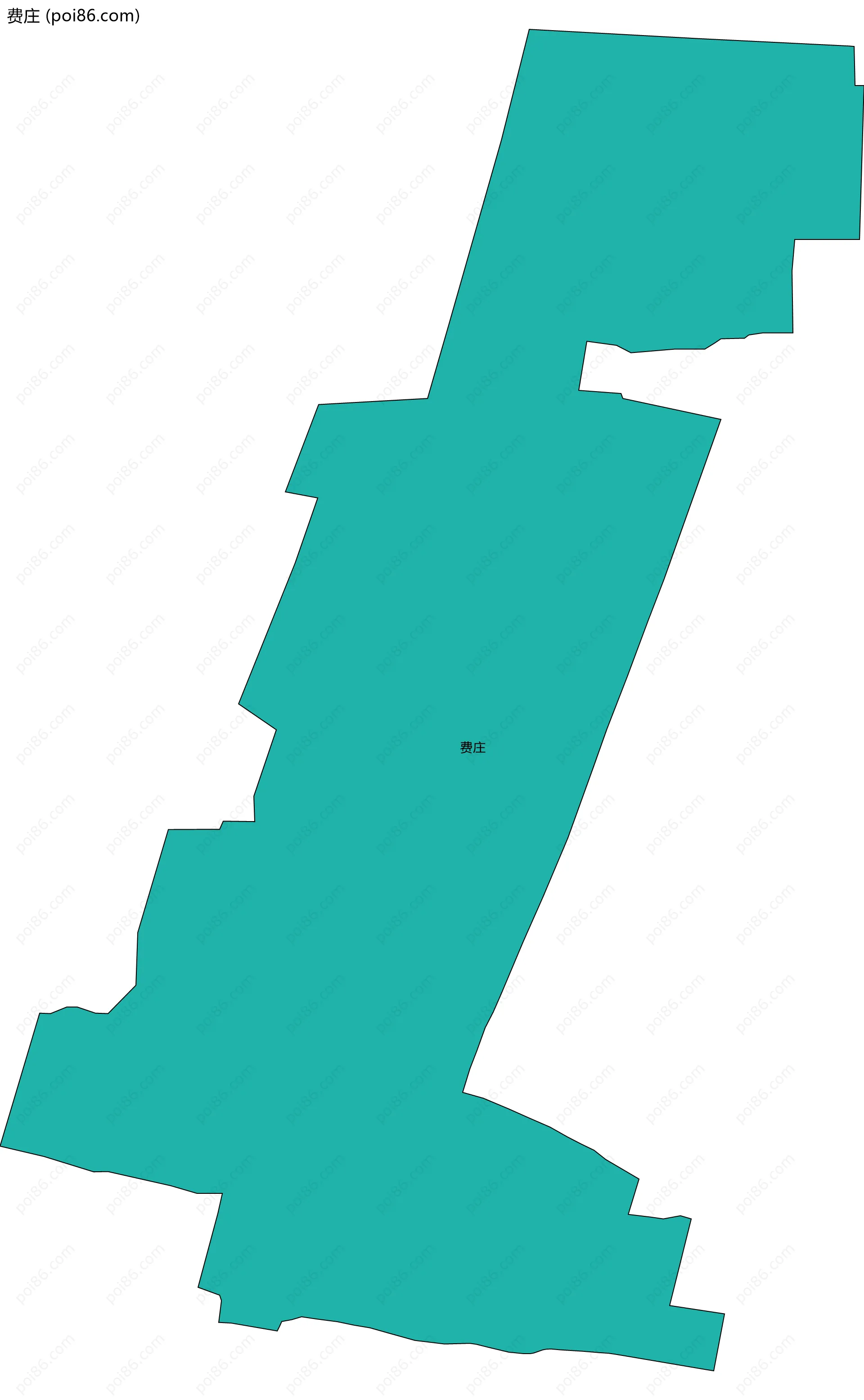 费庄边界地图