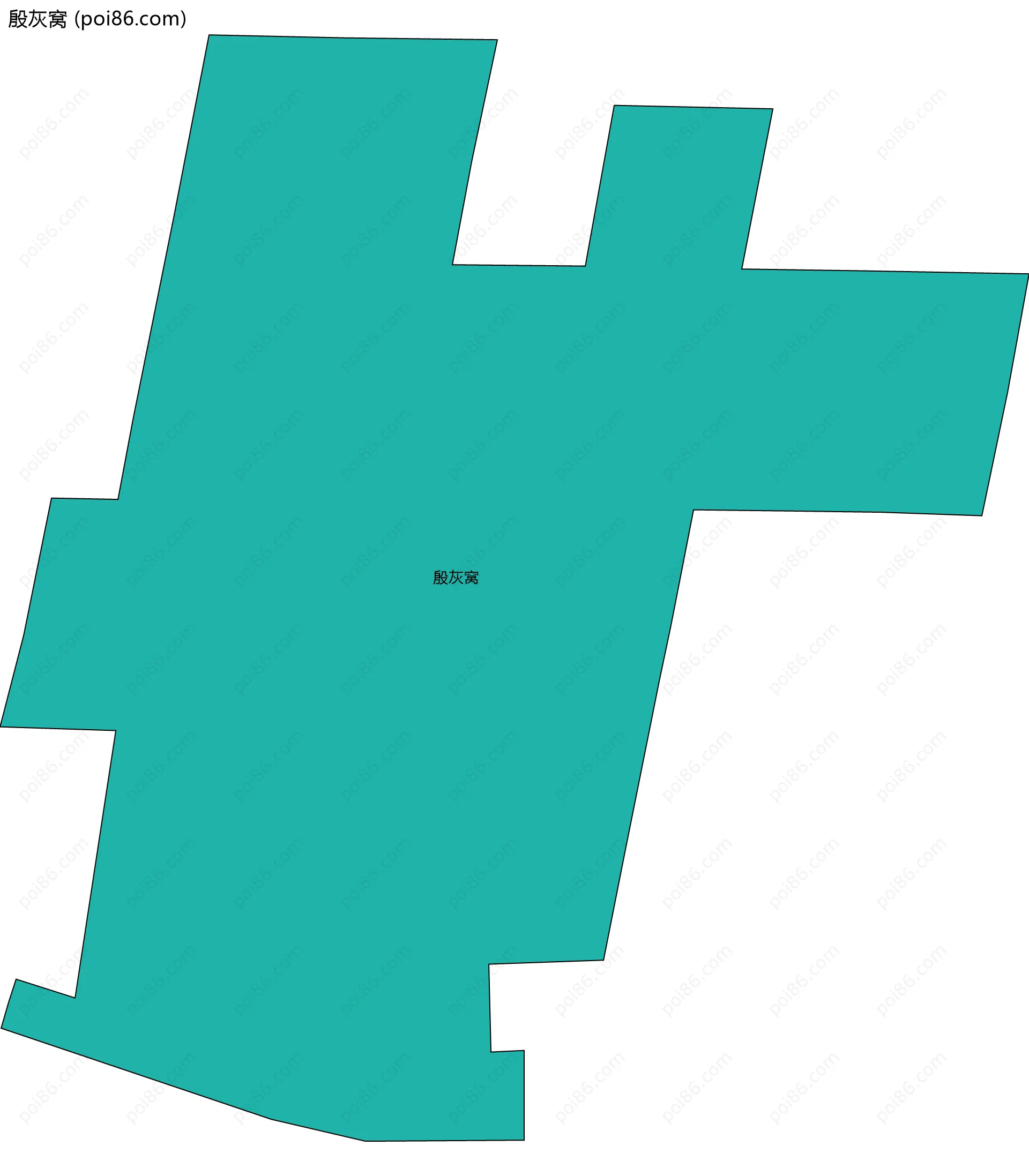 殷灰窝边界地图