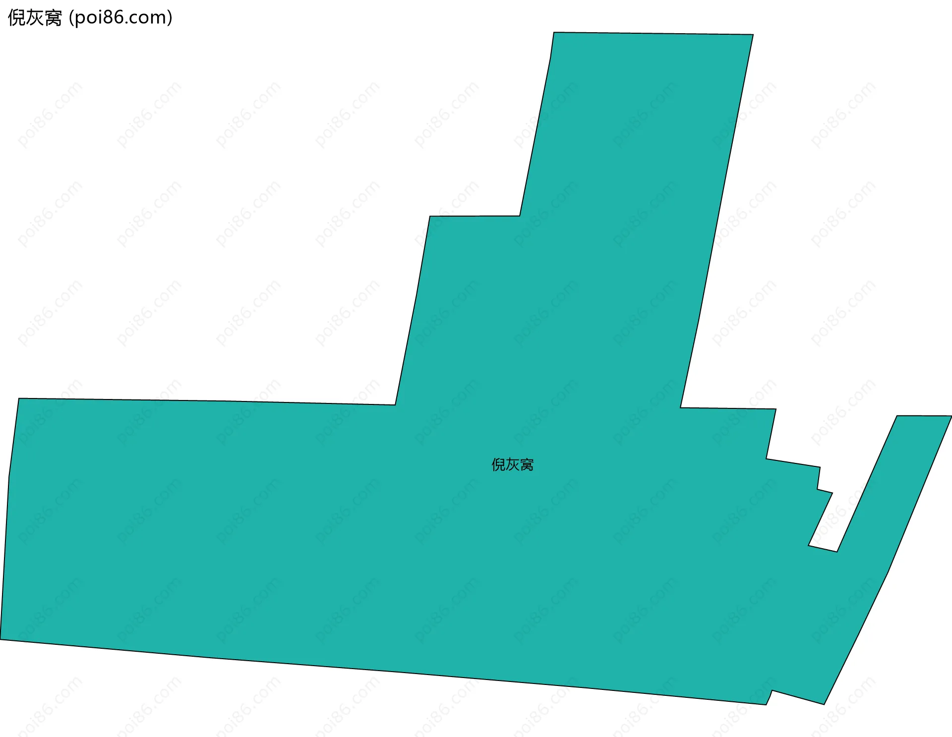 倪灰窝边界地图