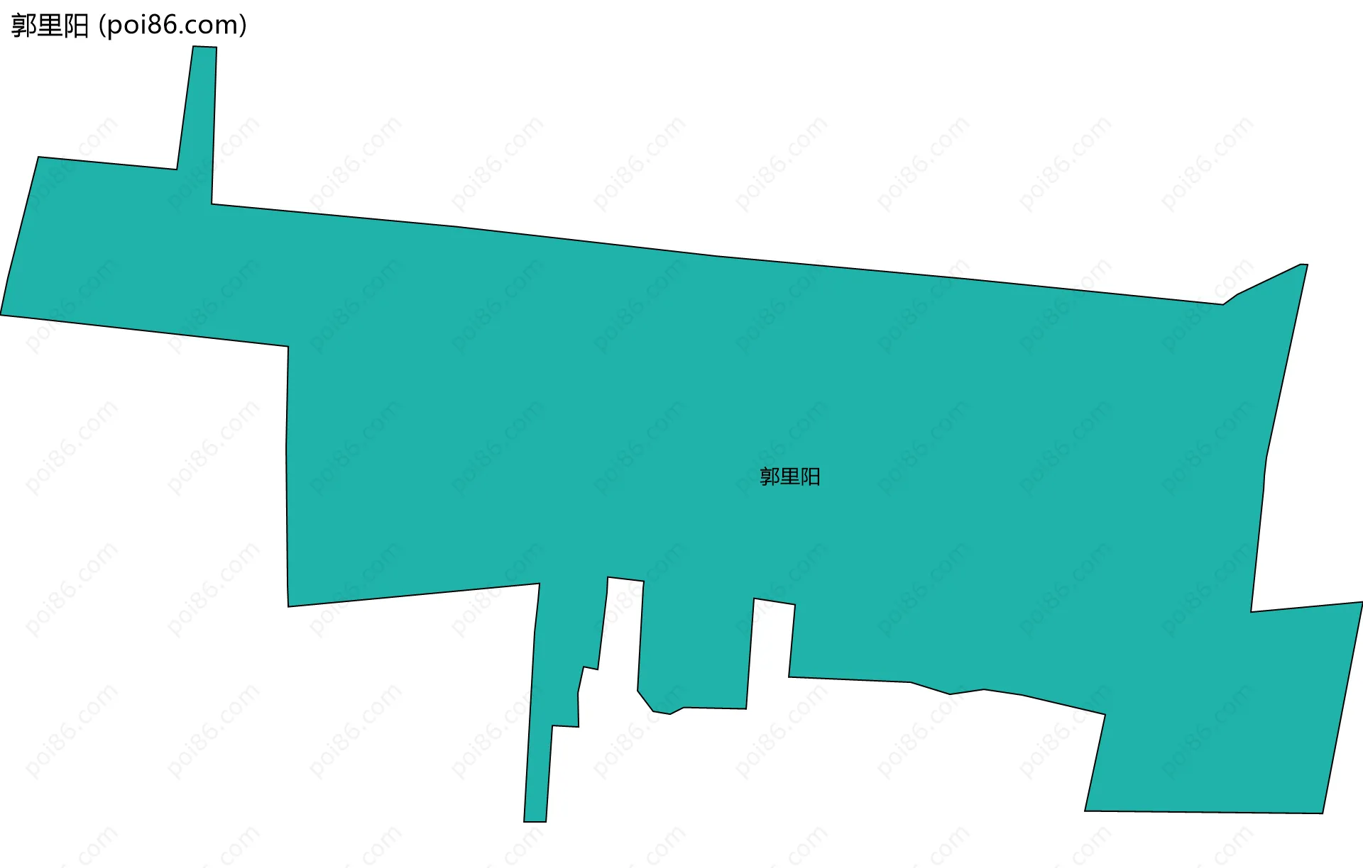 郭里阳边界地图