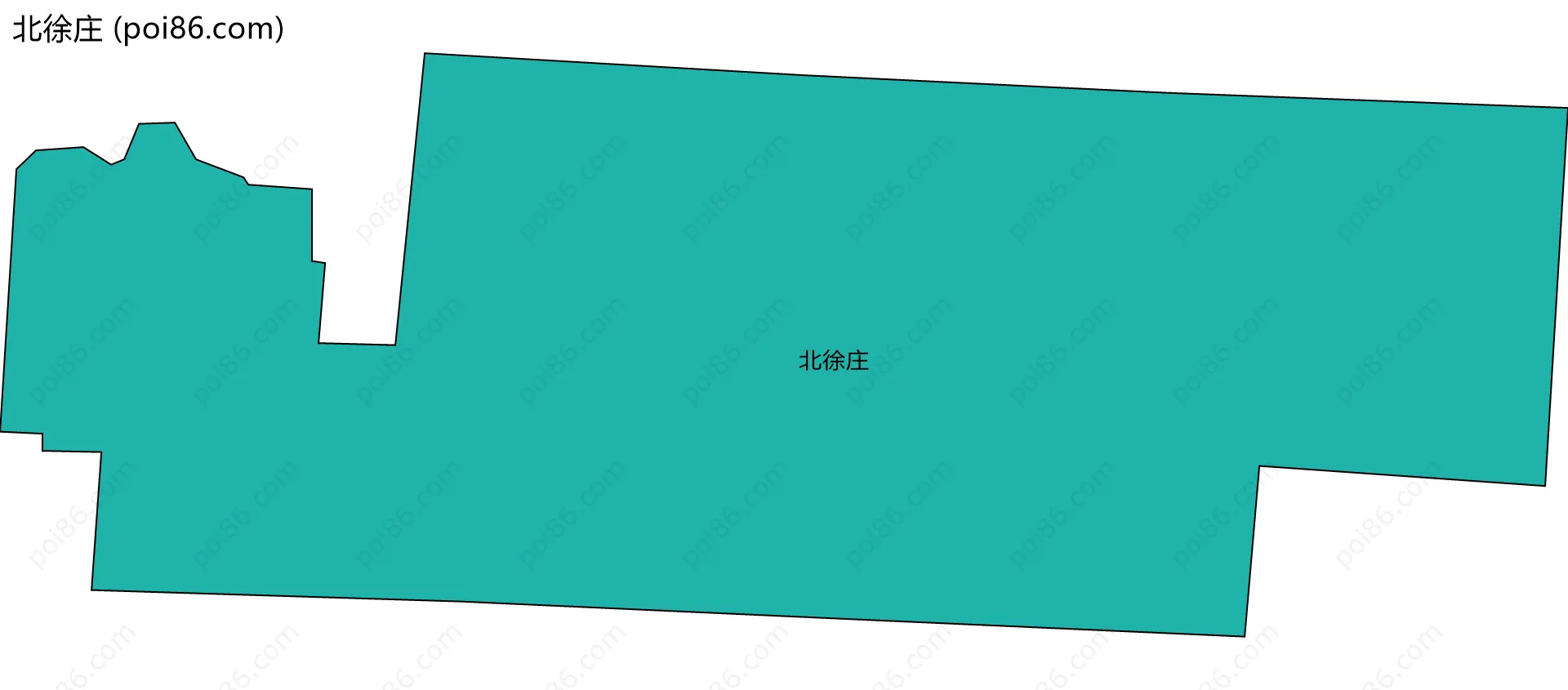 北徐庄边界地图