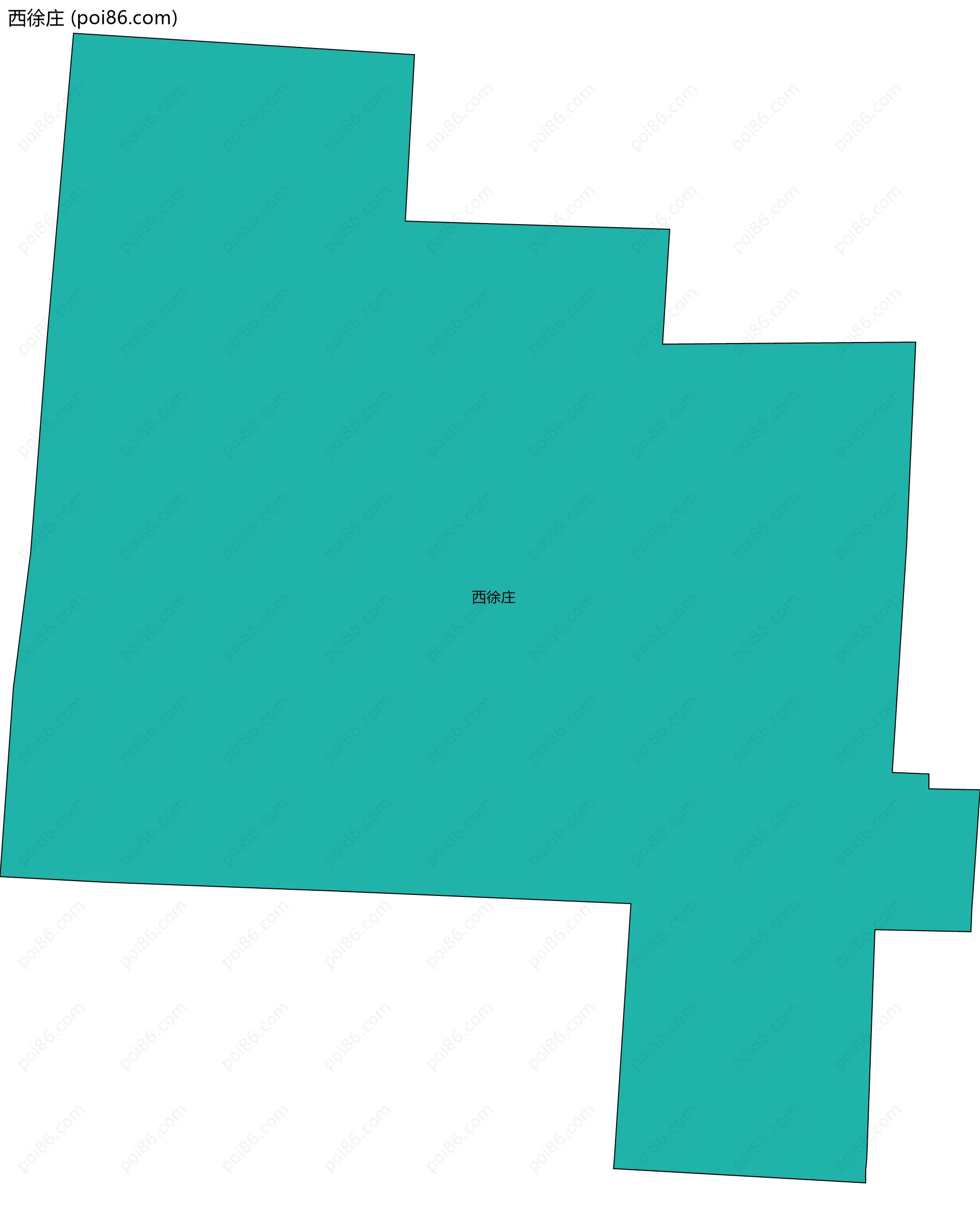 西徐庄边界地图