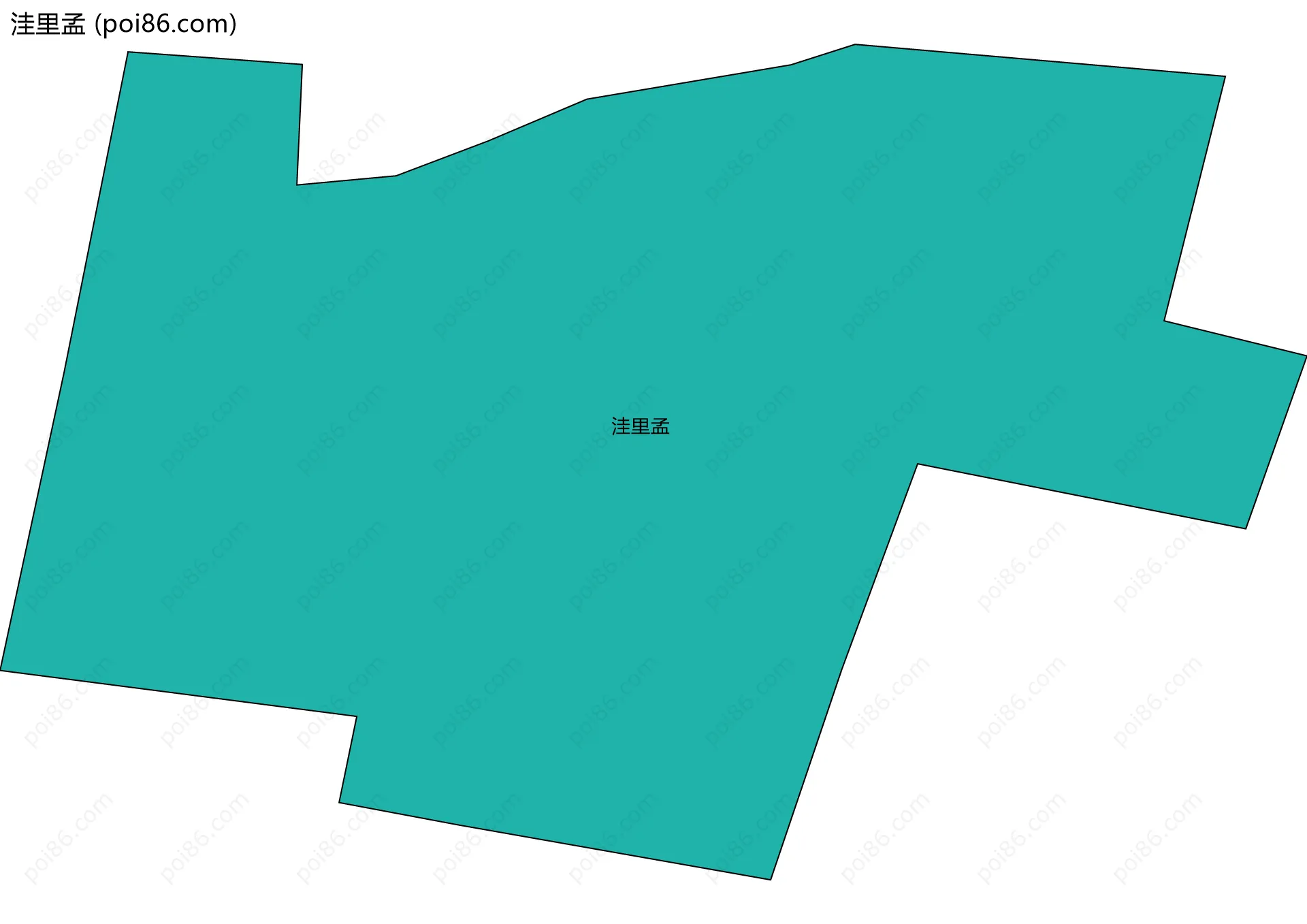 洼里孟边界地图