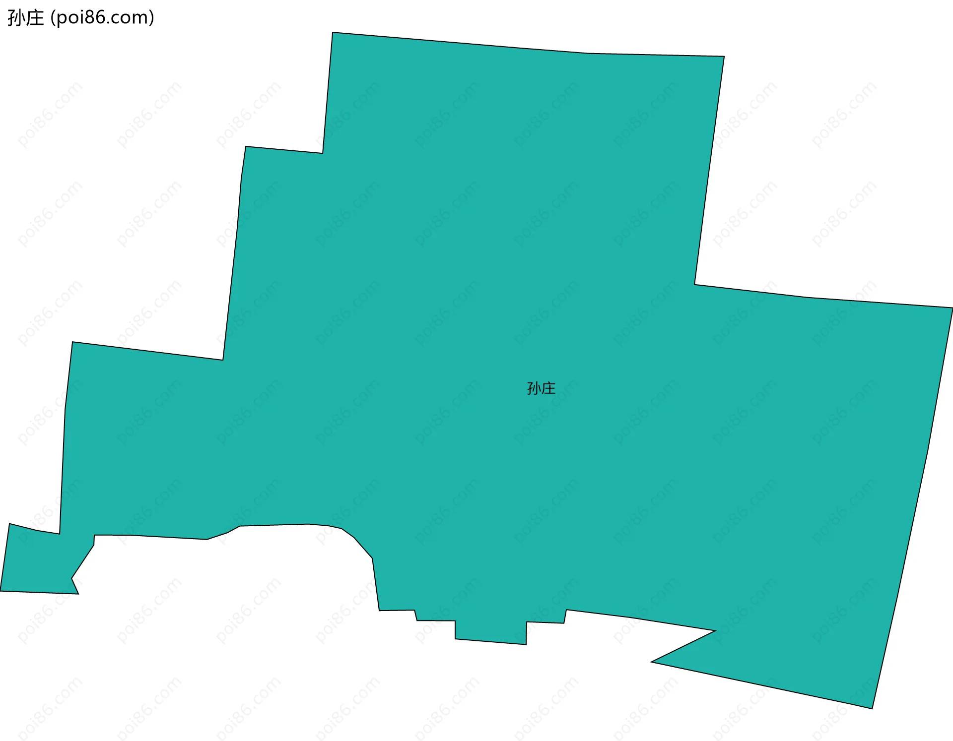 孙庄边界地图
