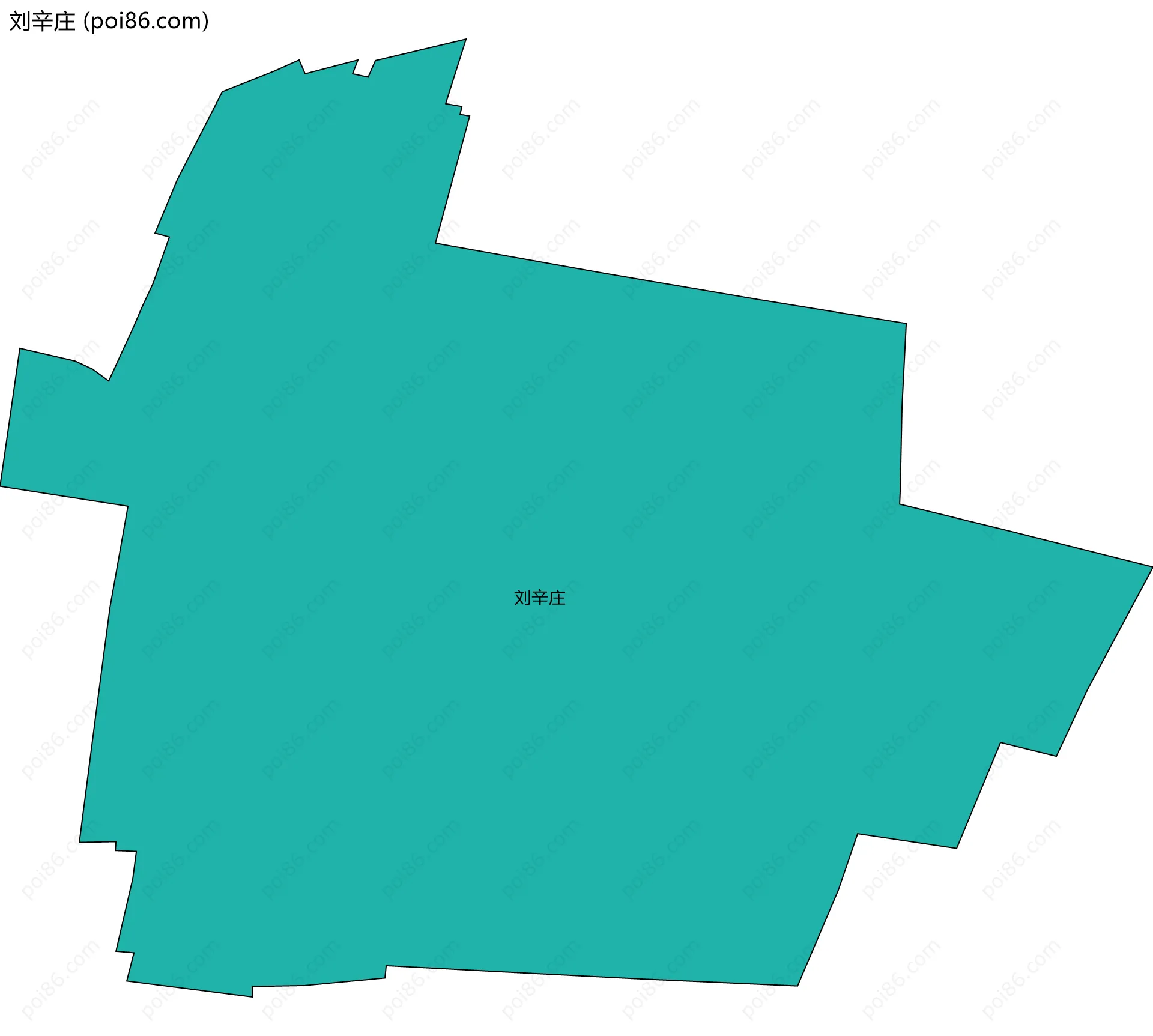 刘辛庄边界地图
