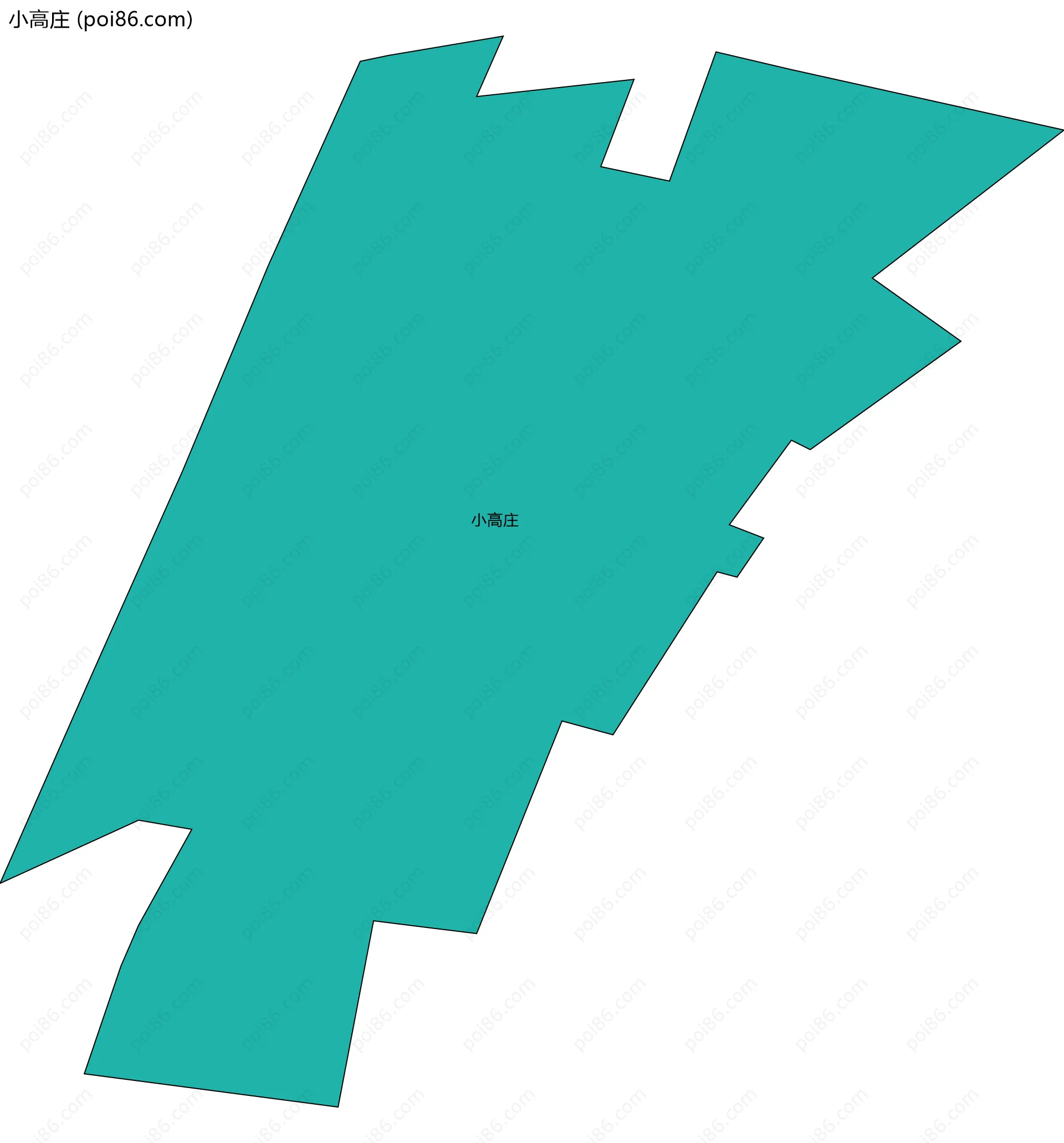 小高庄边界地图