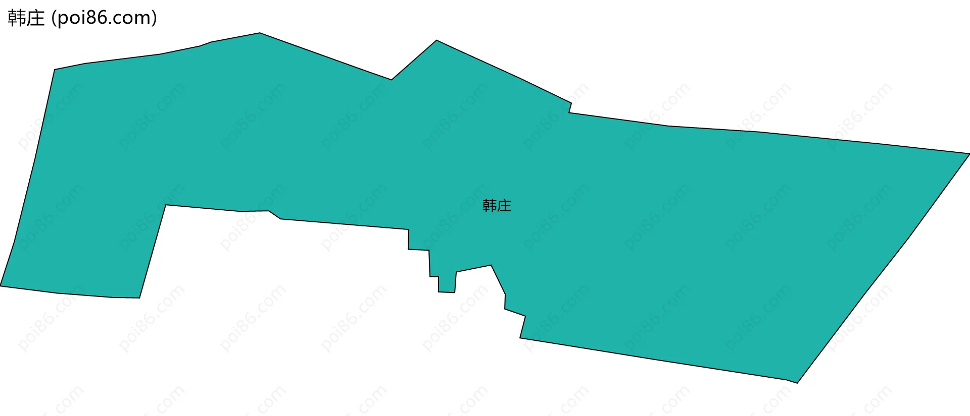 韩庄边界地图
