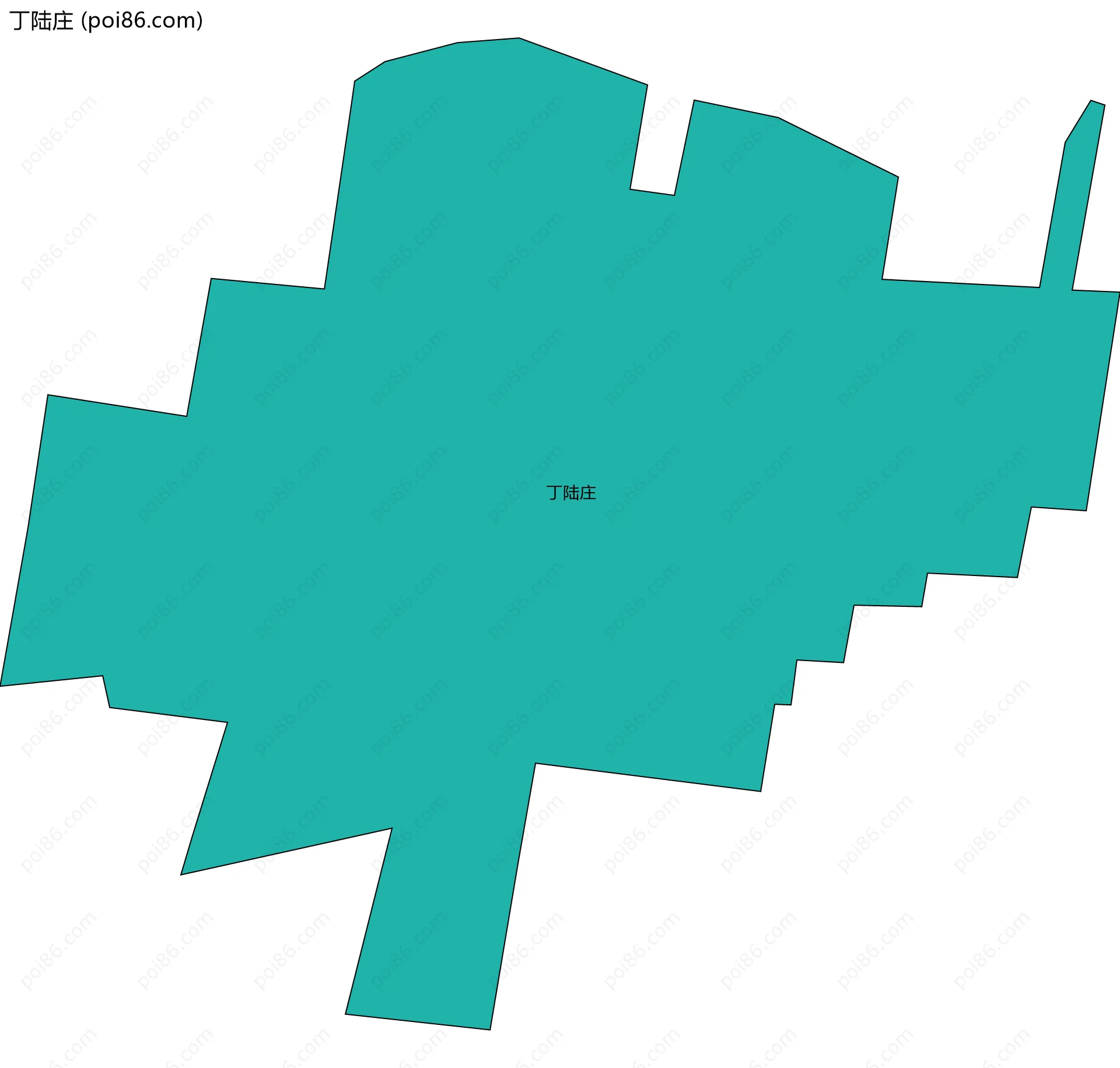 丁陆庄边界地图