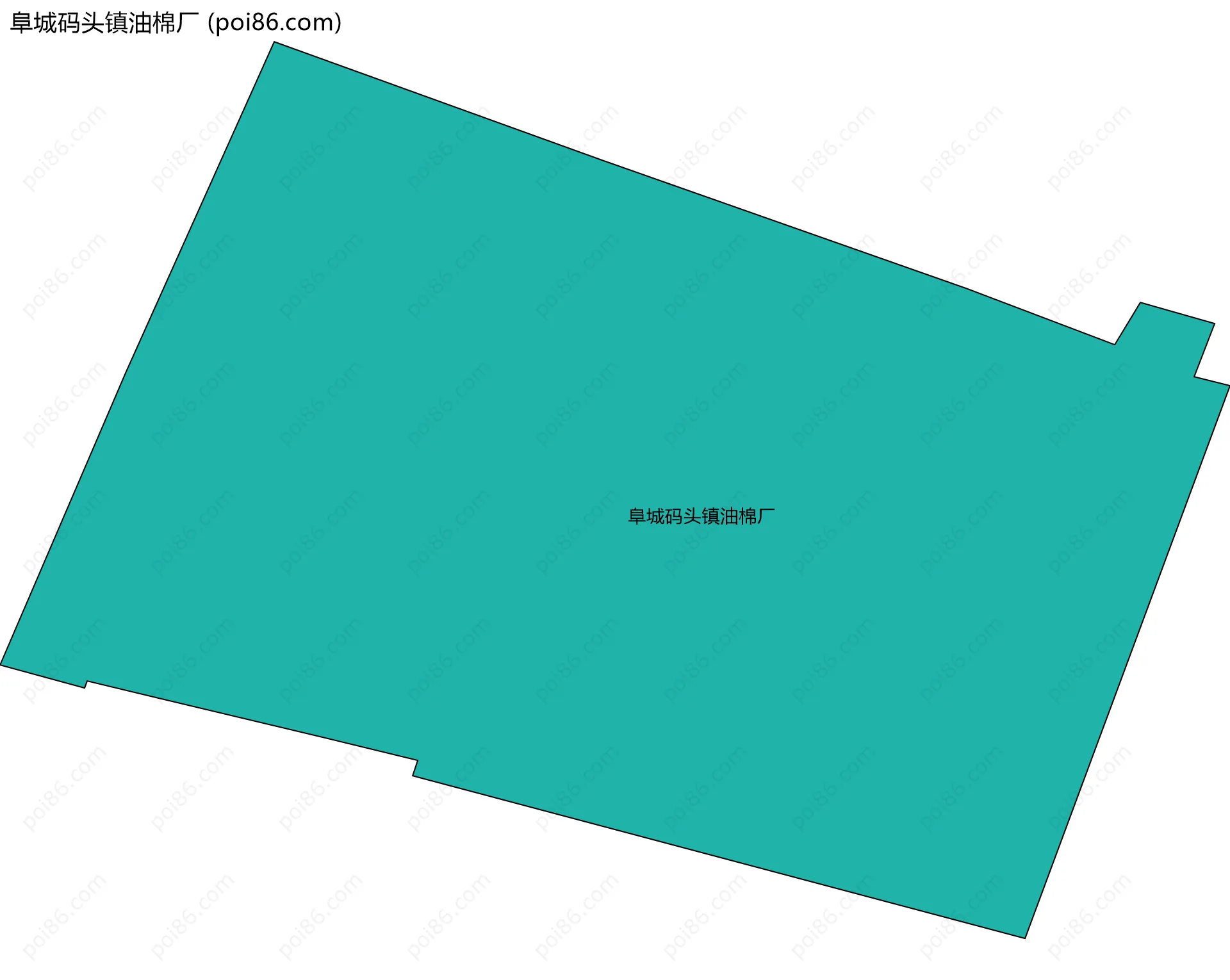 阜城码头镇油棉厂边界地图