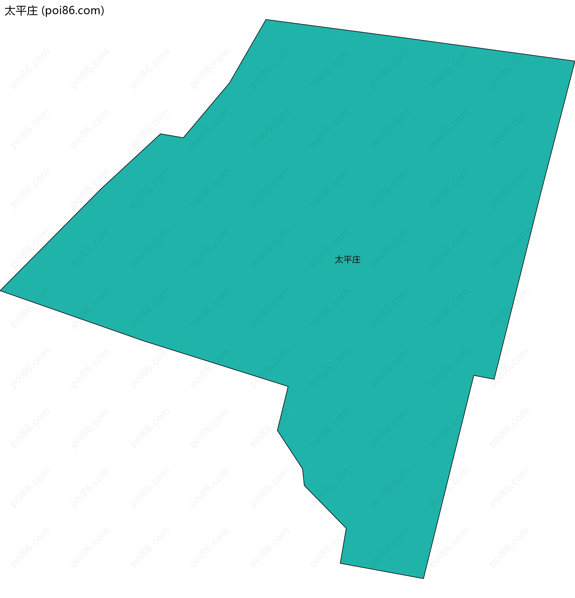 太平庄边界地图