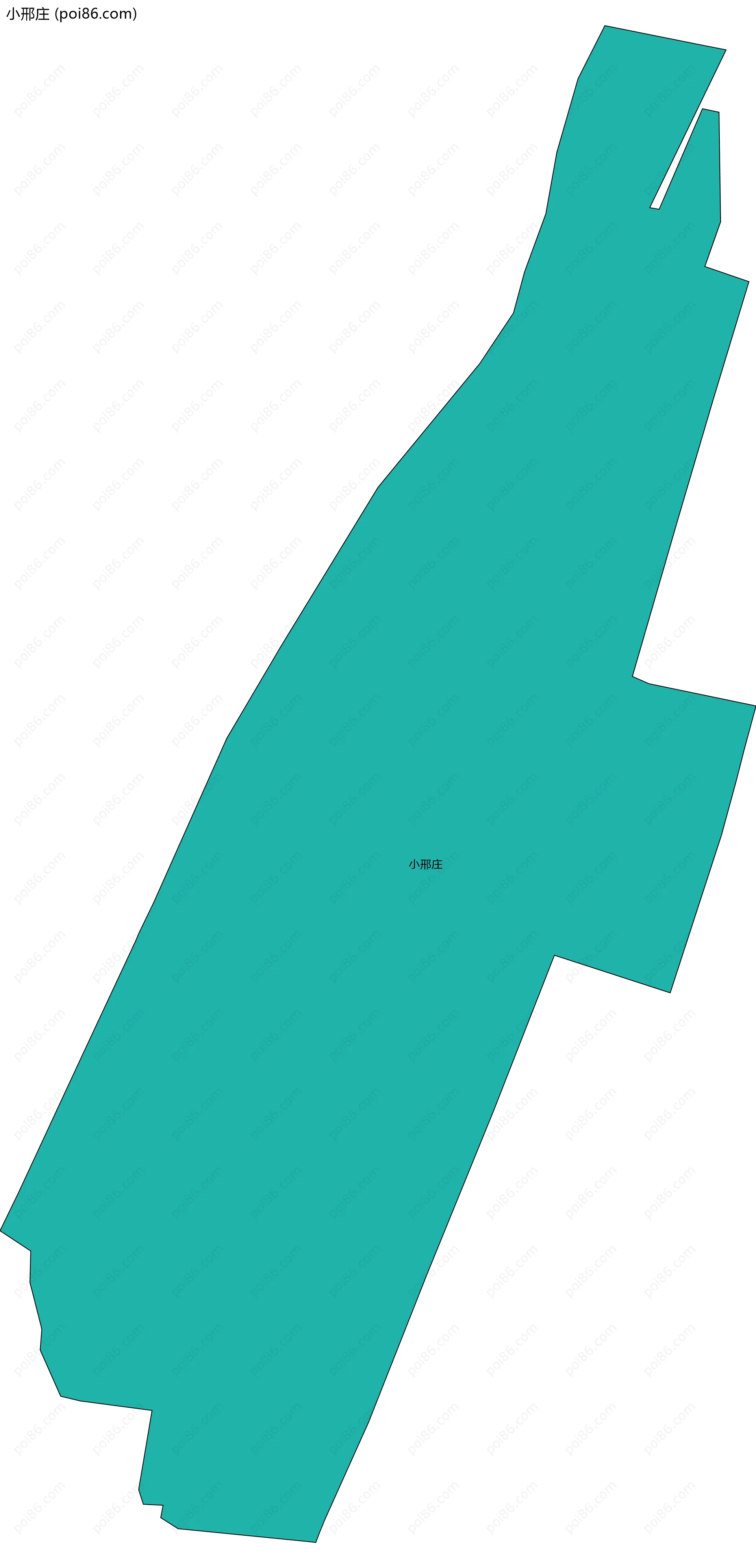 小邢庄边界地图