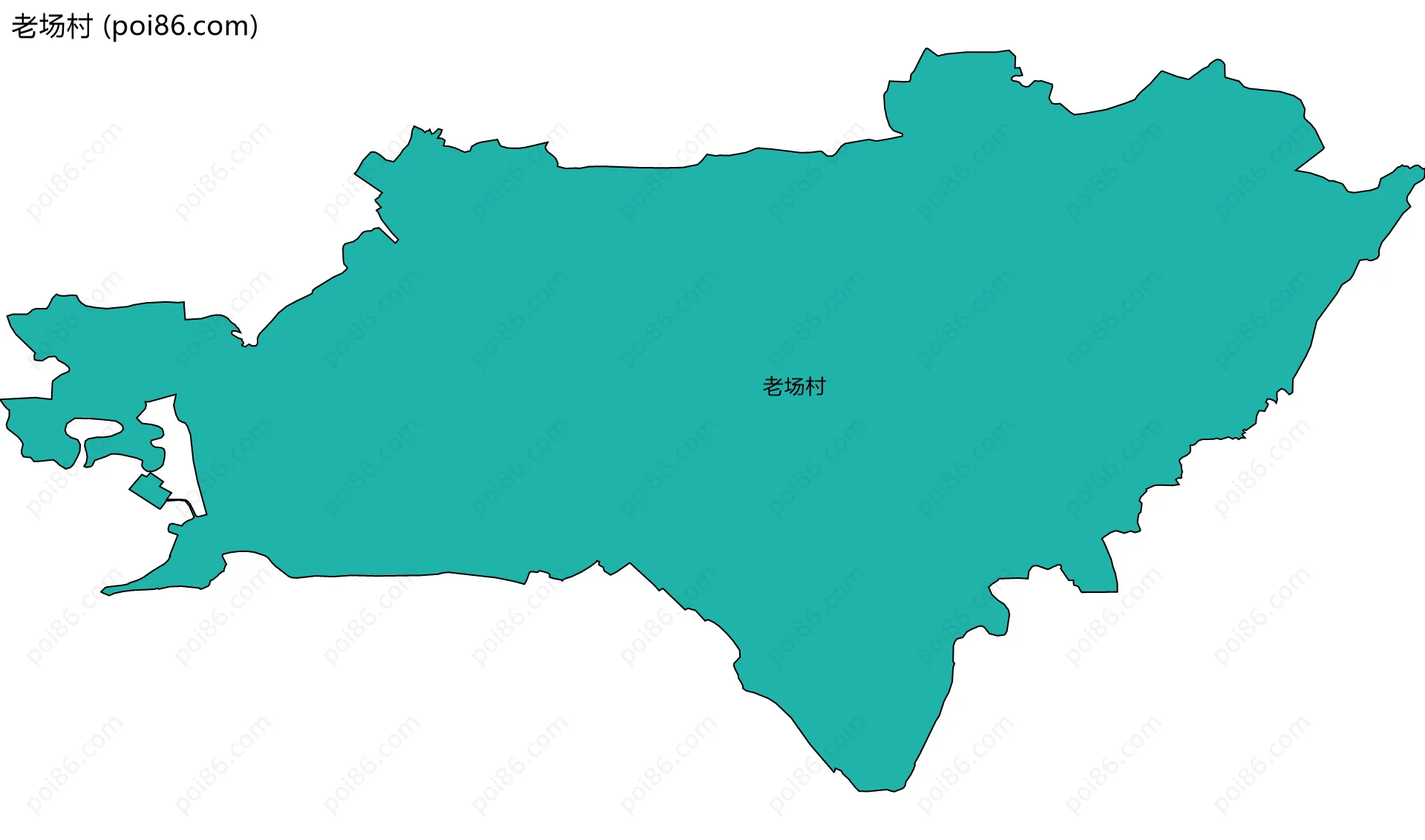 老场村边界地图