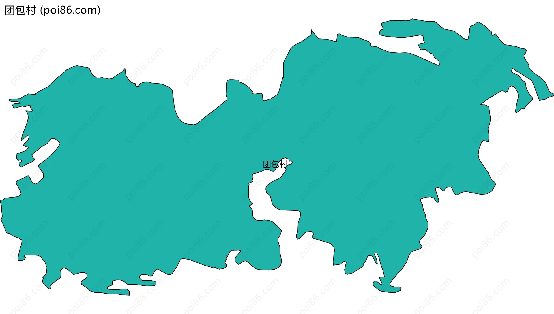 团包村边界地图