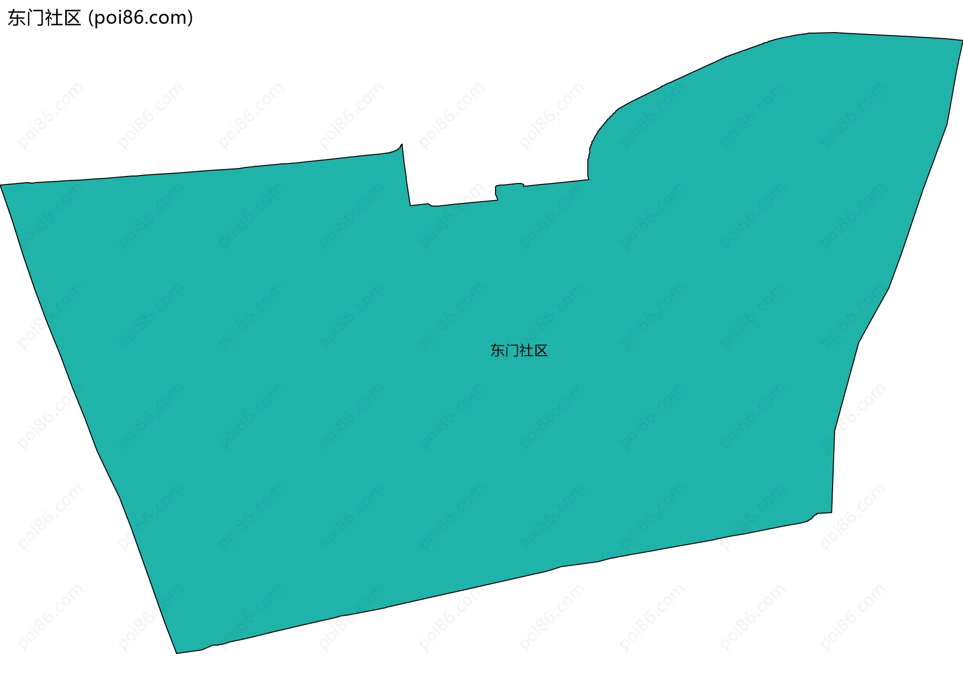 东门社区边界地图