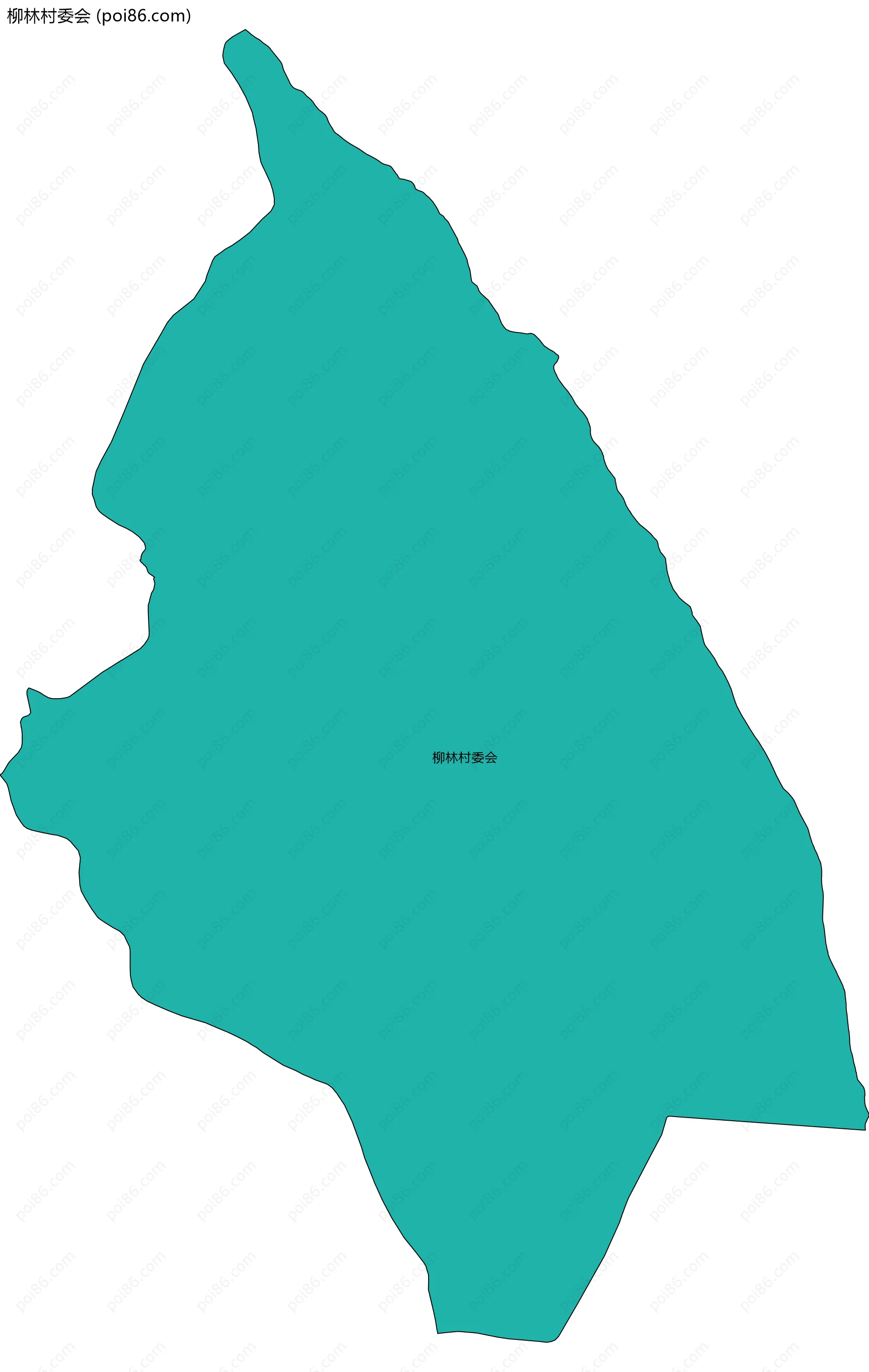 柳林村委会边界地图