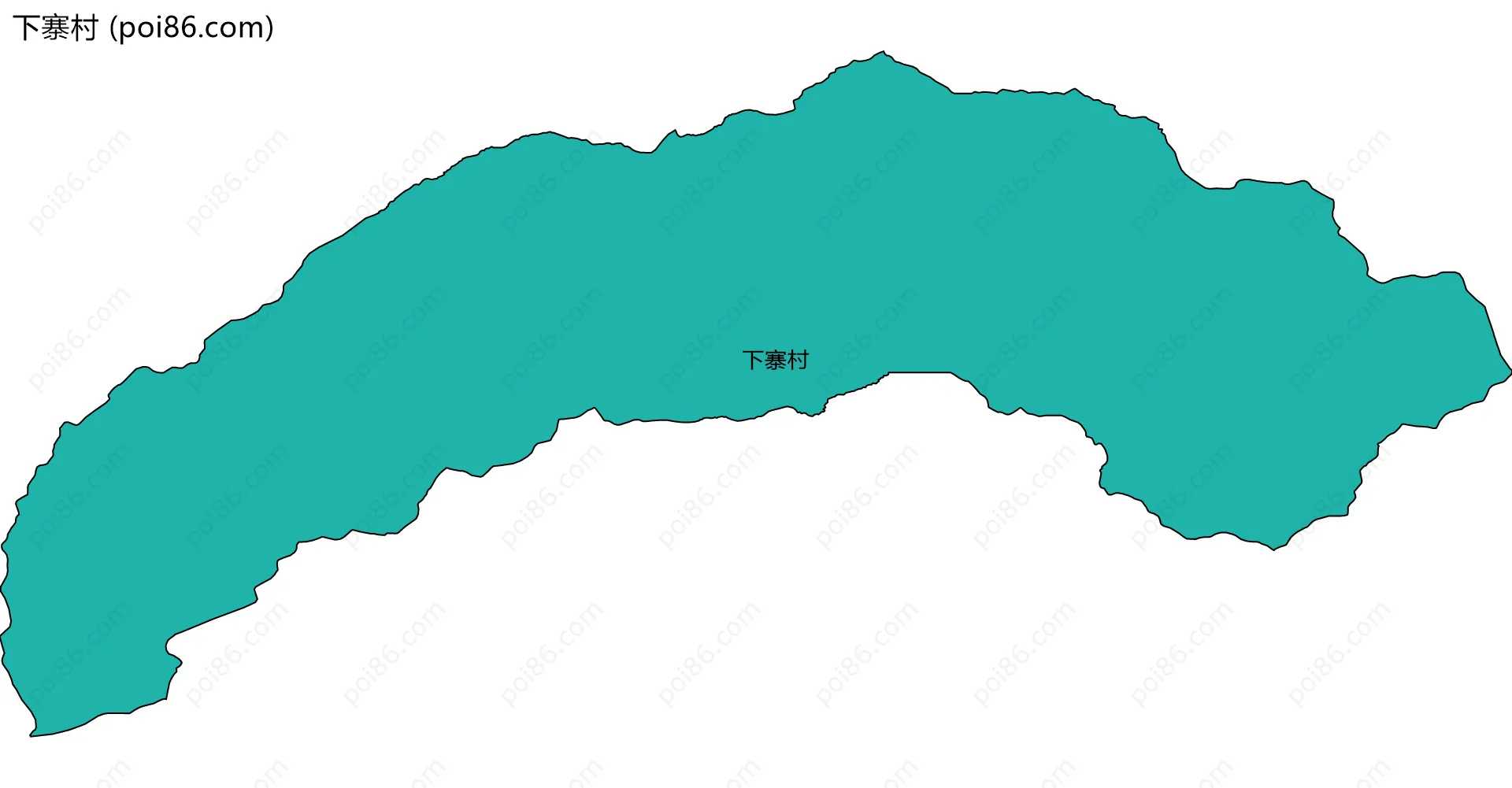 下寨村边界地图