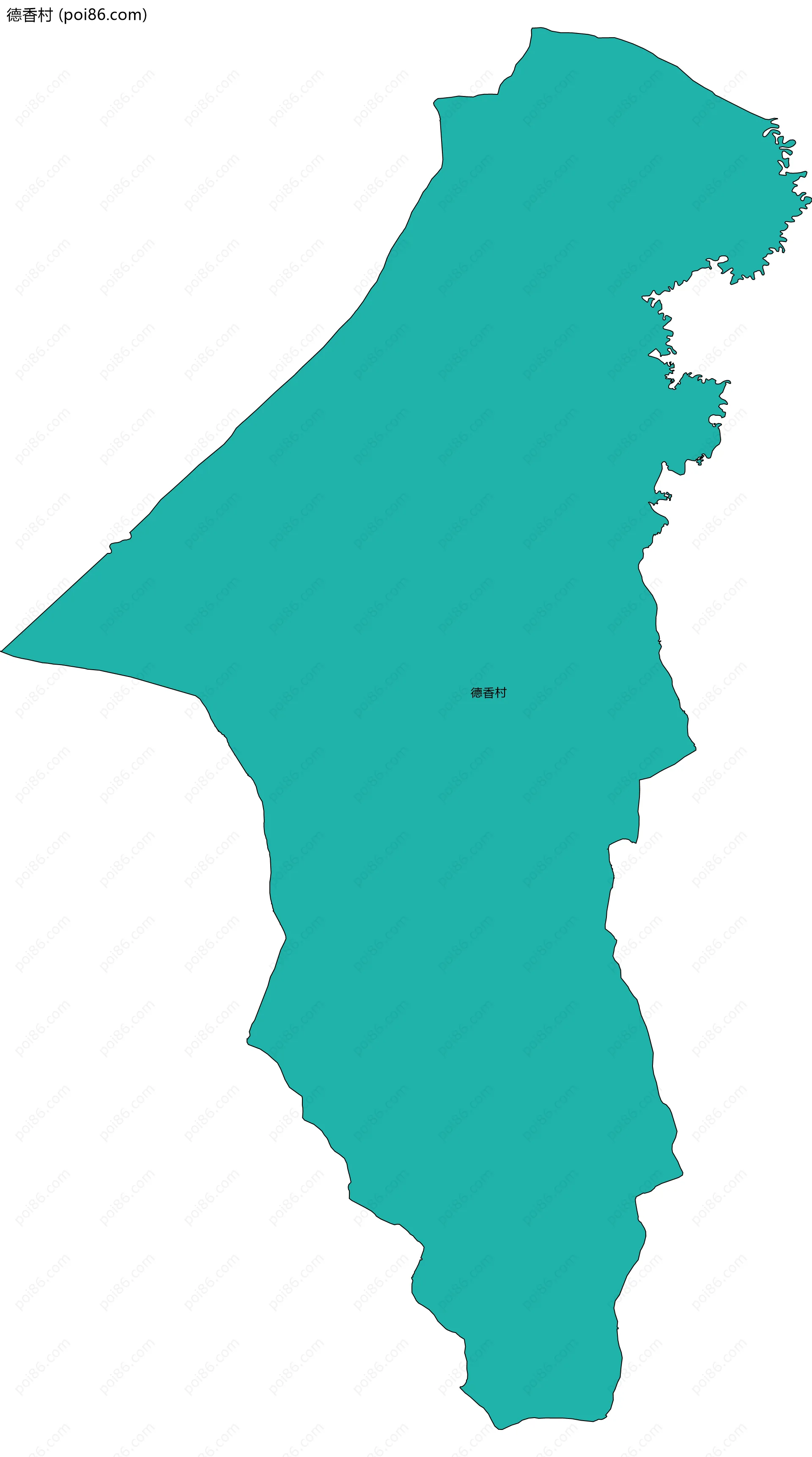 德香村边界地图