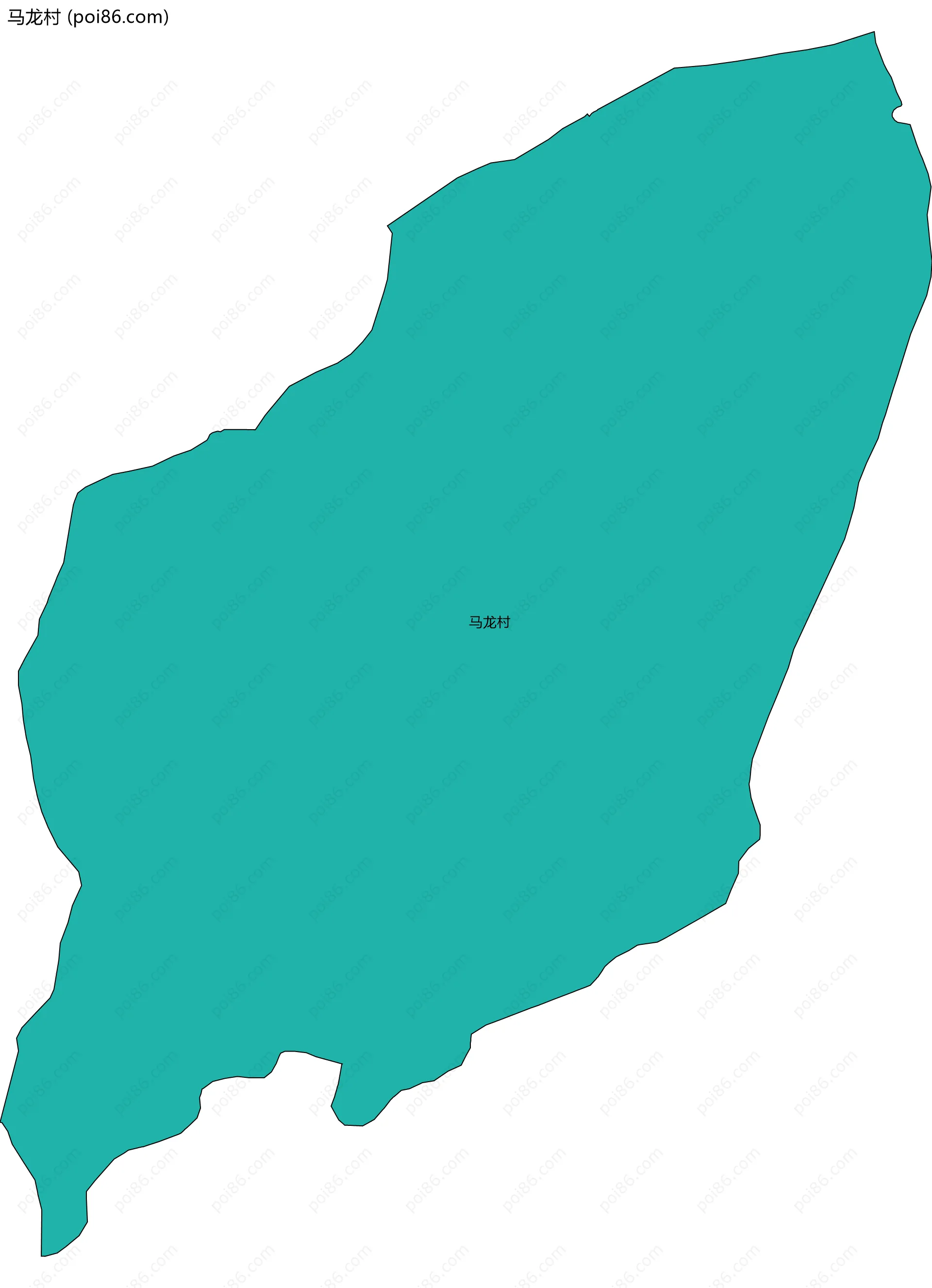 马龙村边界地图