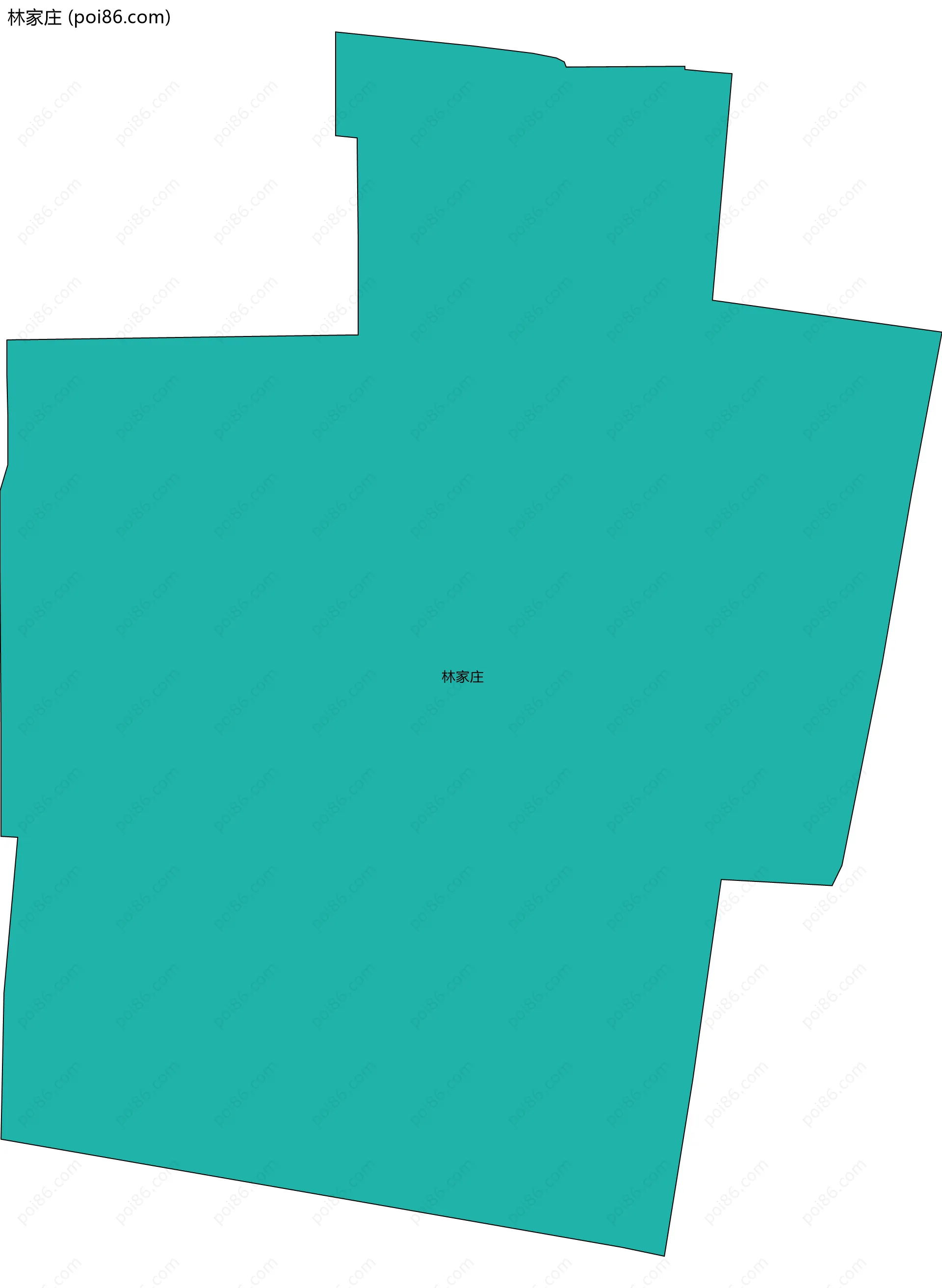 林家庄边界地图