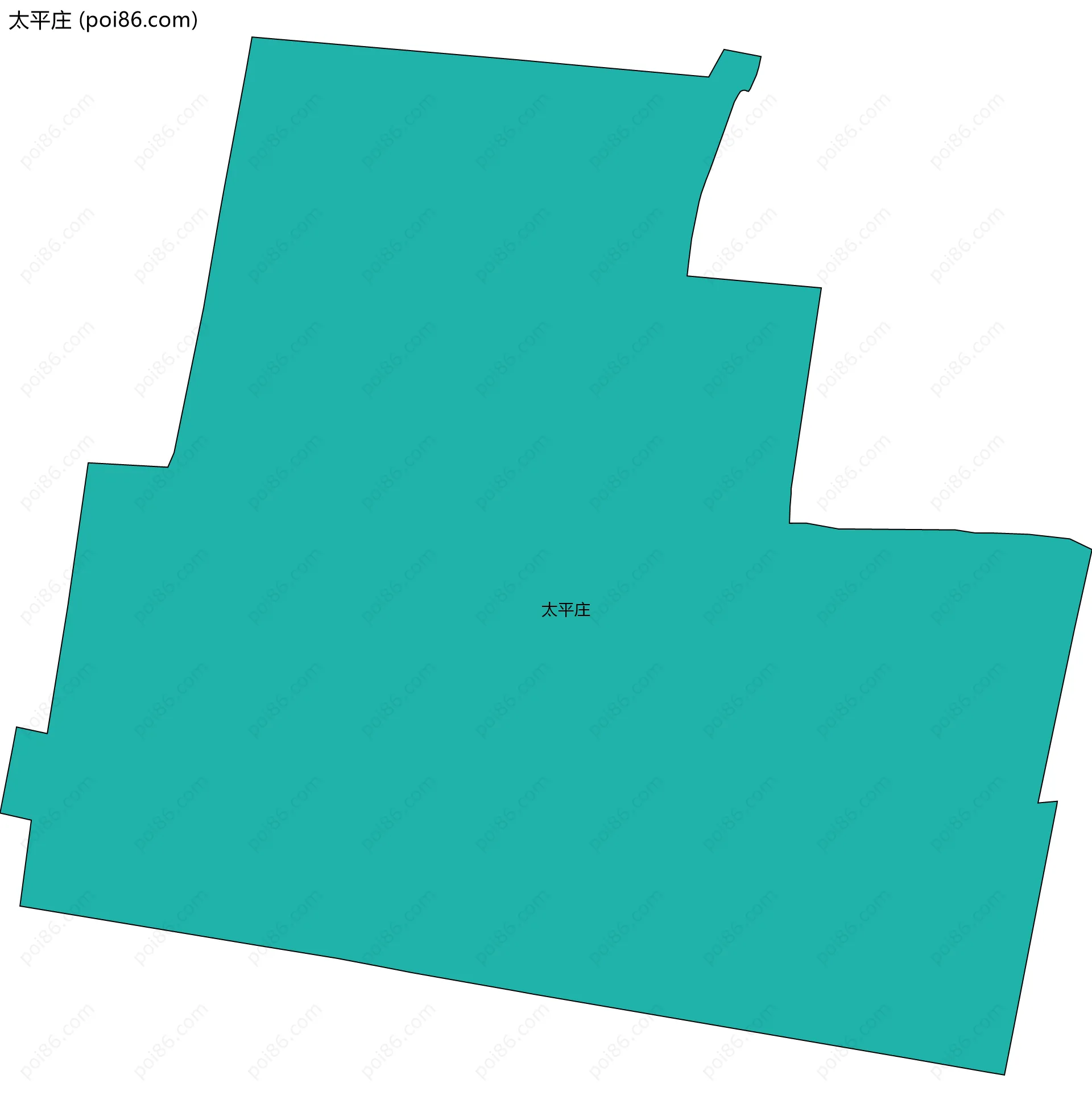 太平庄边界地图