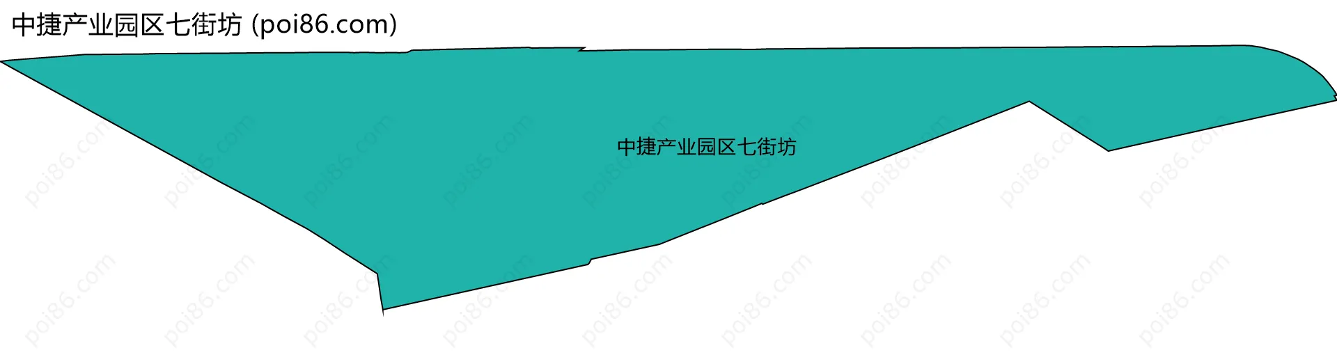 中捷产业园区七街坊边界地图
