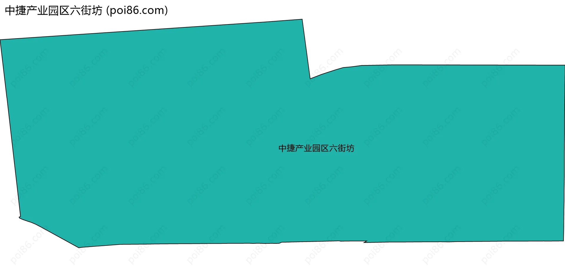 中捷产业园区六街坊边界地图