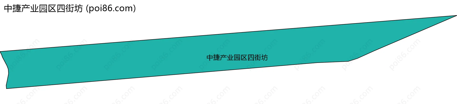 中捷产业园区四街坊边界地图